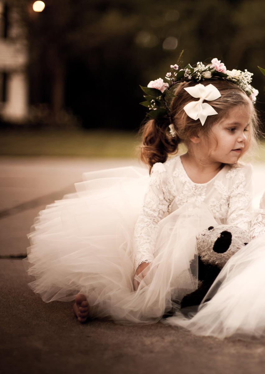 Lace Flower Girl Dress – A N A G R A S S I A