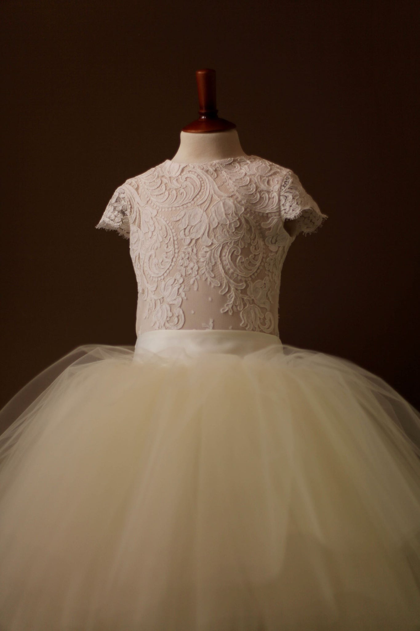 Detachable Tulle Skirt | Flower Girl Dress