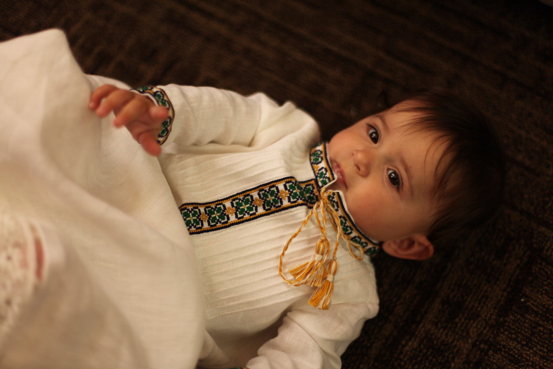 boys Irish christening gown