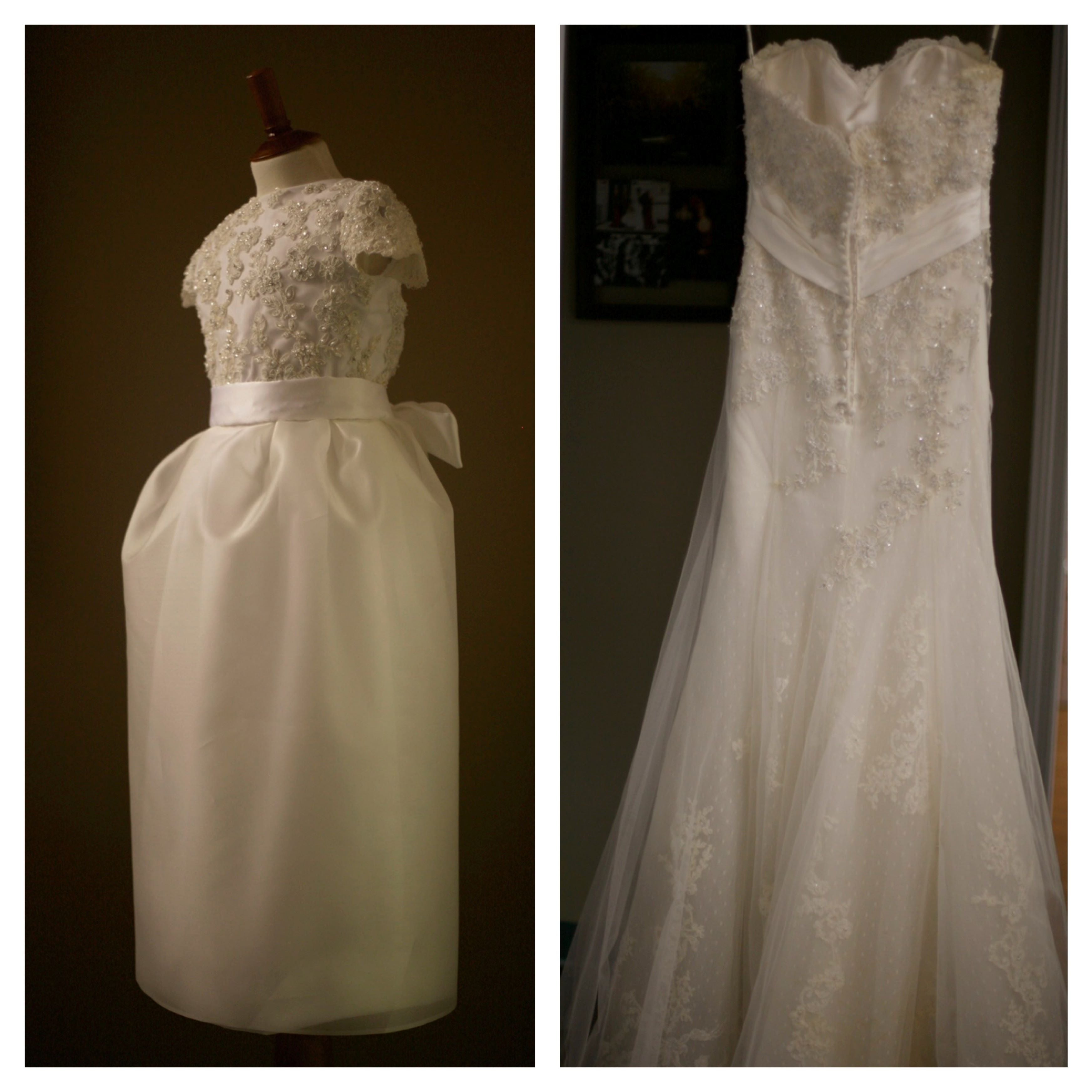 Communion dress from wedding dress