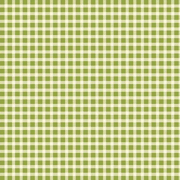 green check fabric