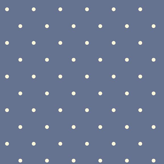 blue polka dot fabric