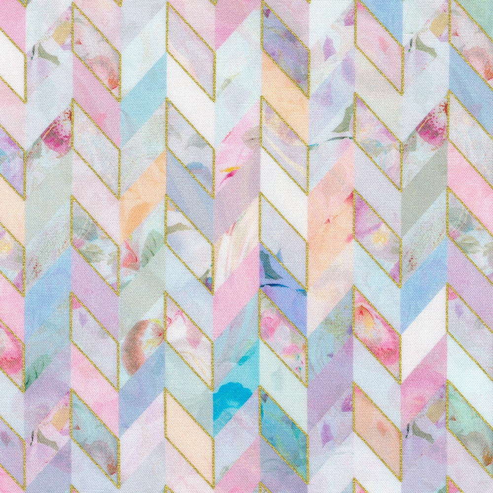 pastel chevron fabric