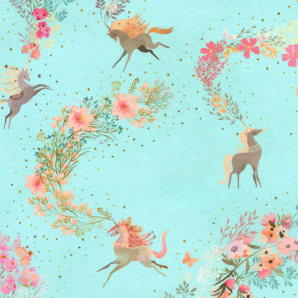 Unicorn Meadows Fabric