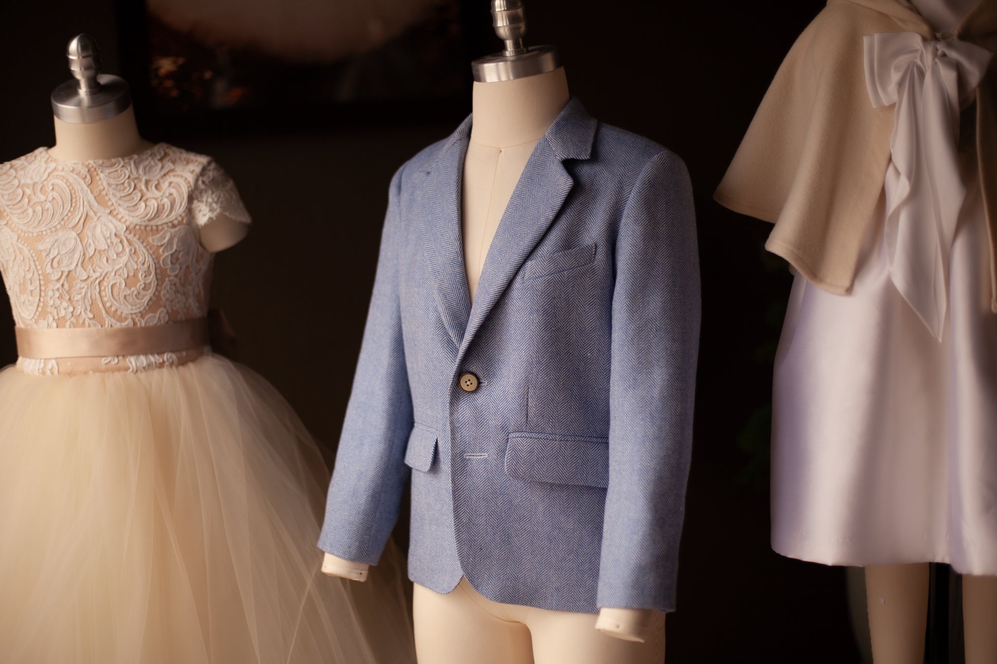 powder blue boys communion jacket