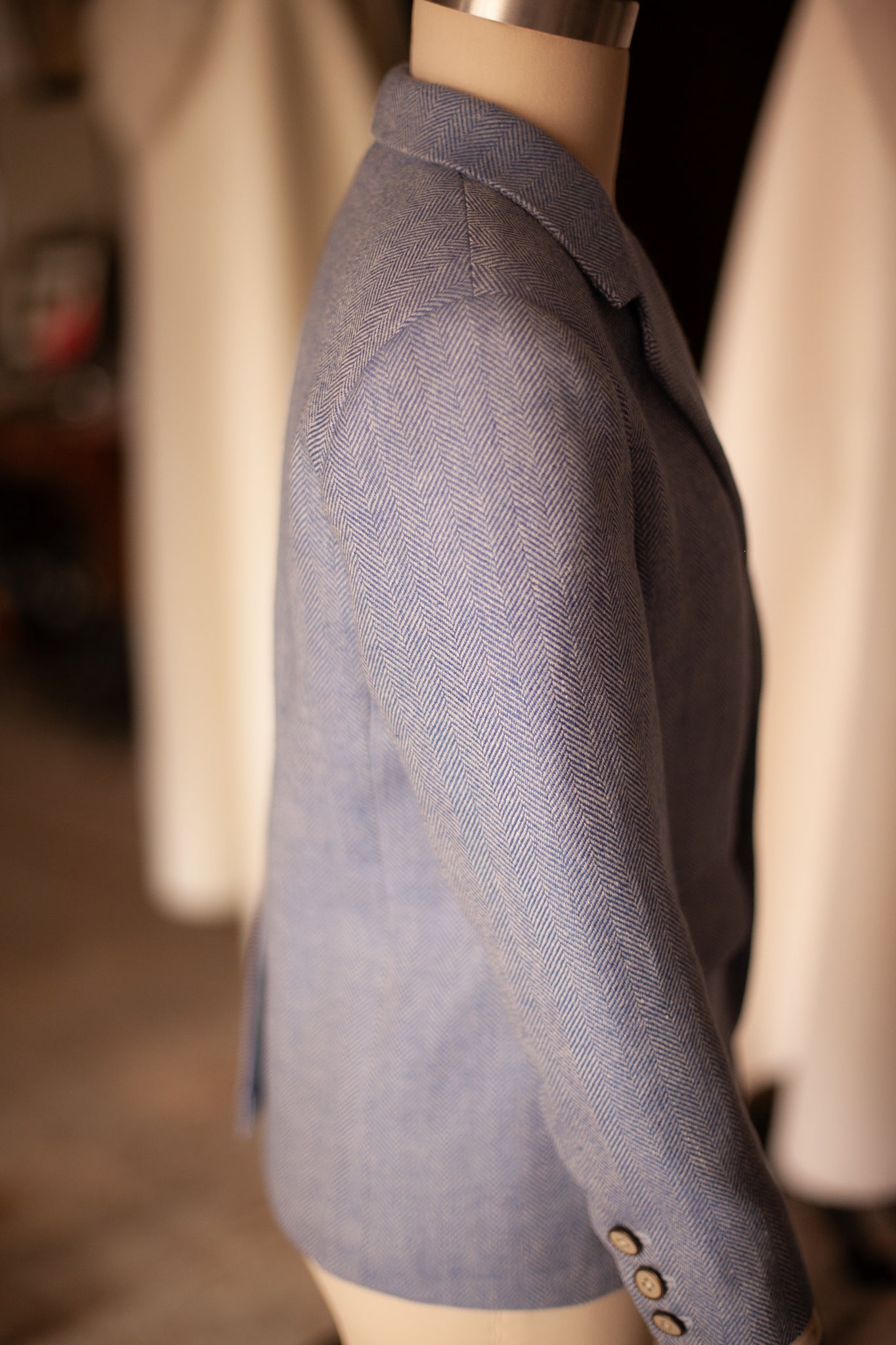 powder blue communion jacket