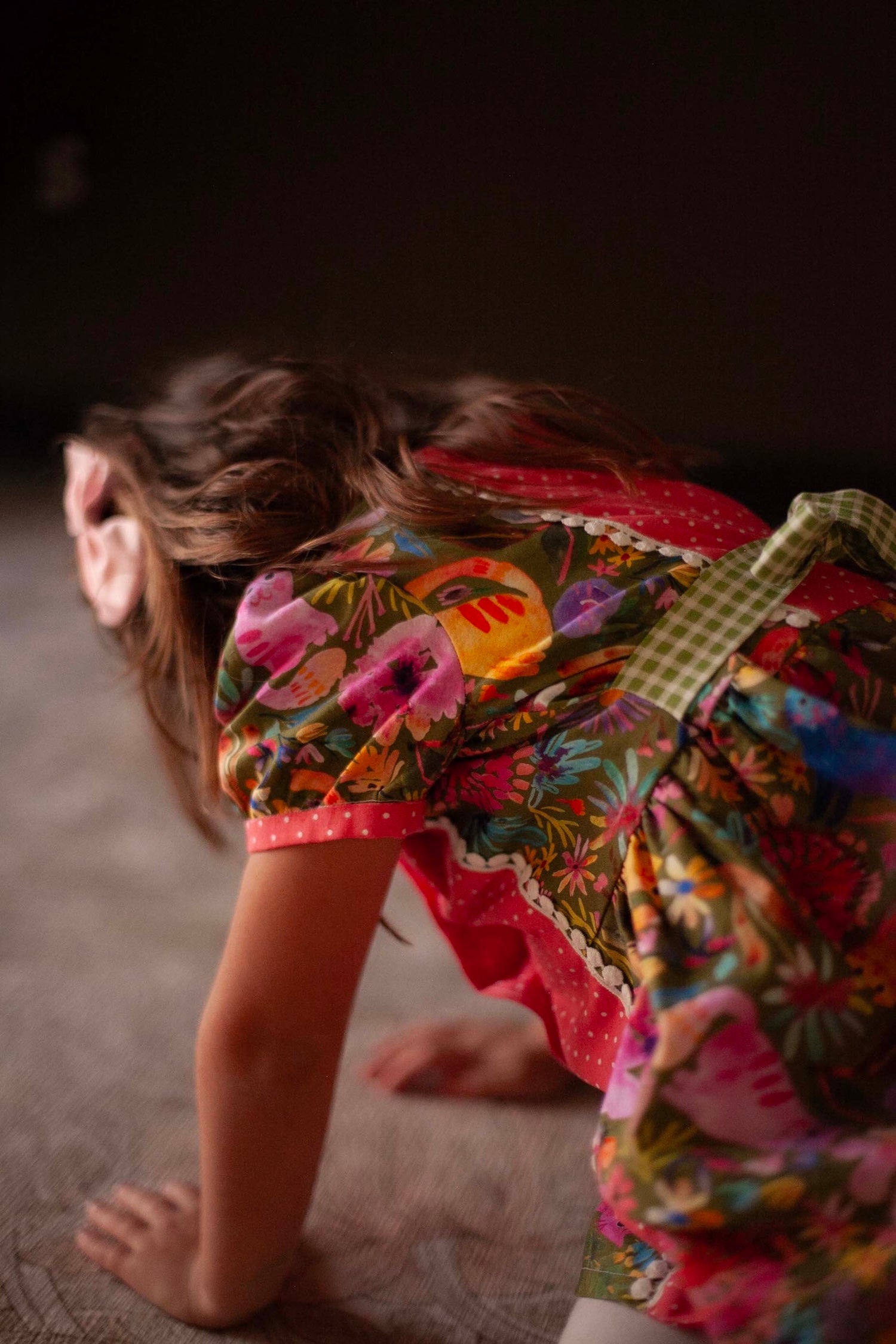 rainbow cat dress