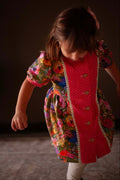 watercolor kitty cat dress
