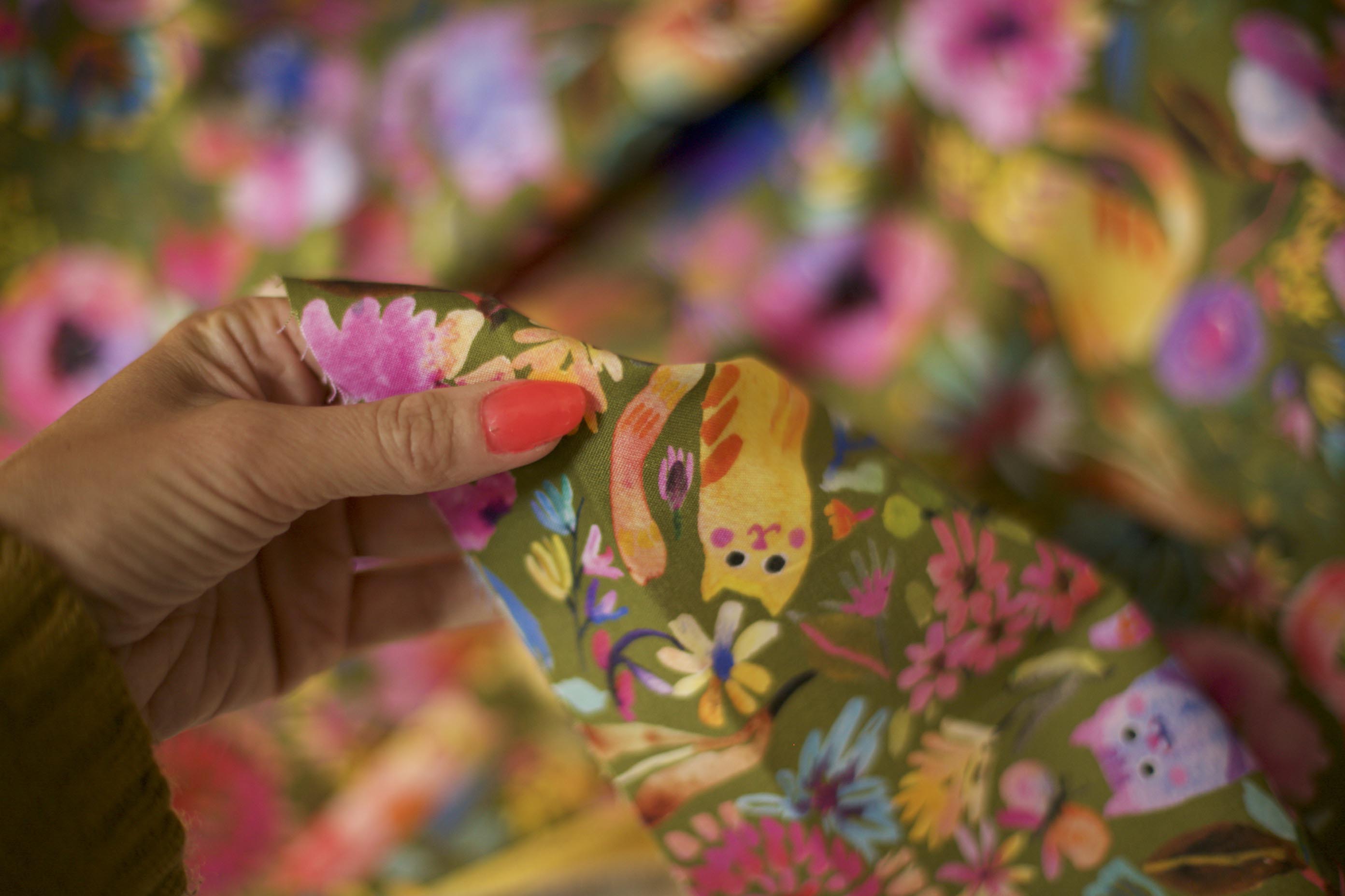 whisker wonderland fabric