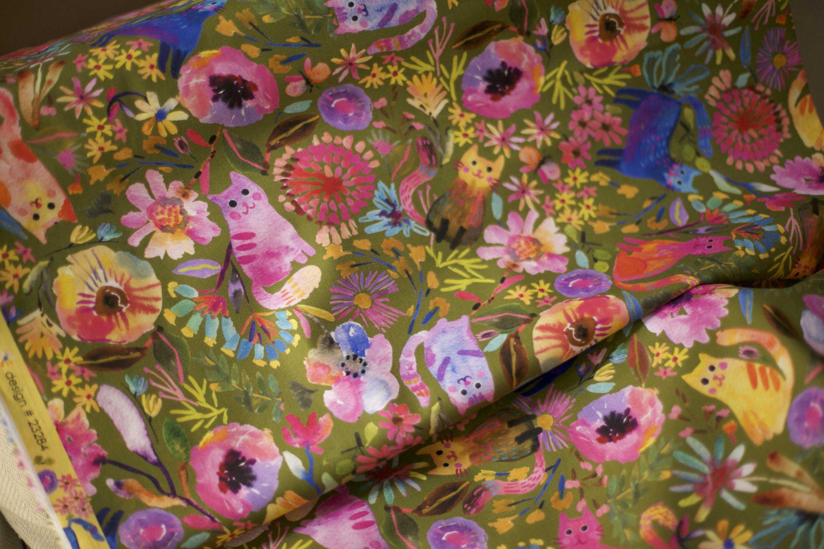 cute cat fabric