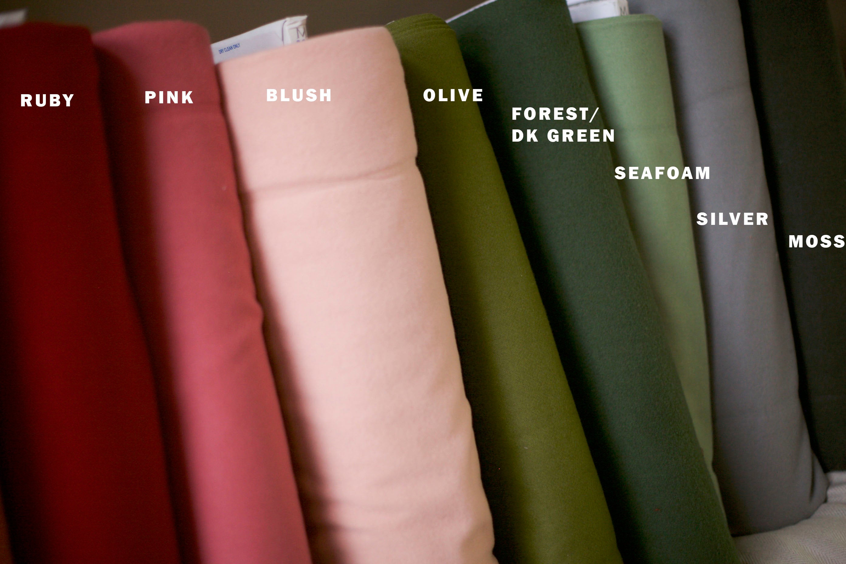 light pink wool fabric
