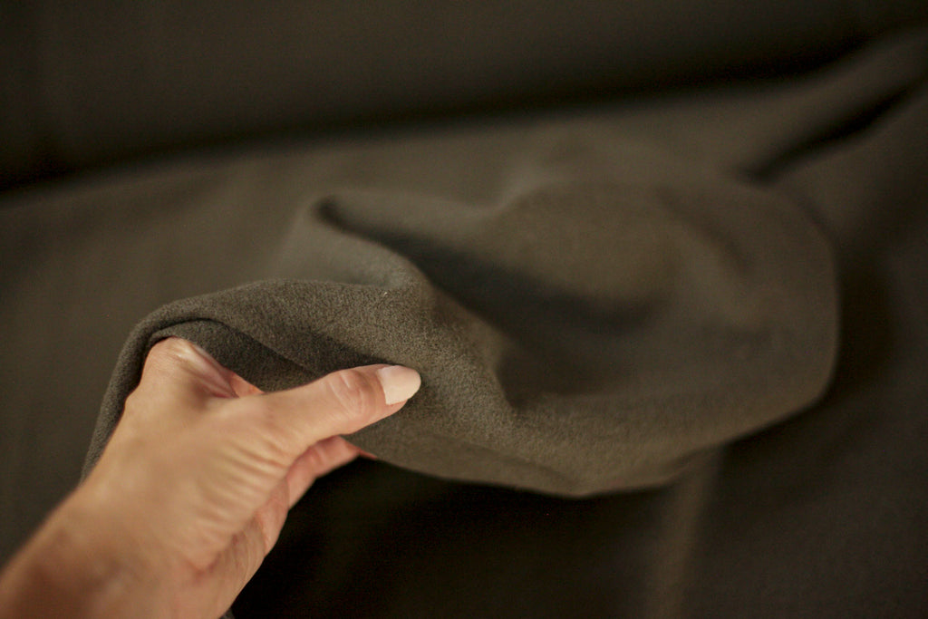 charcoal wool fabric