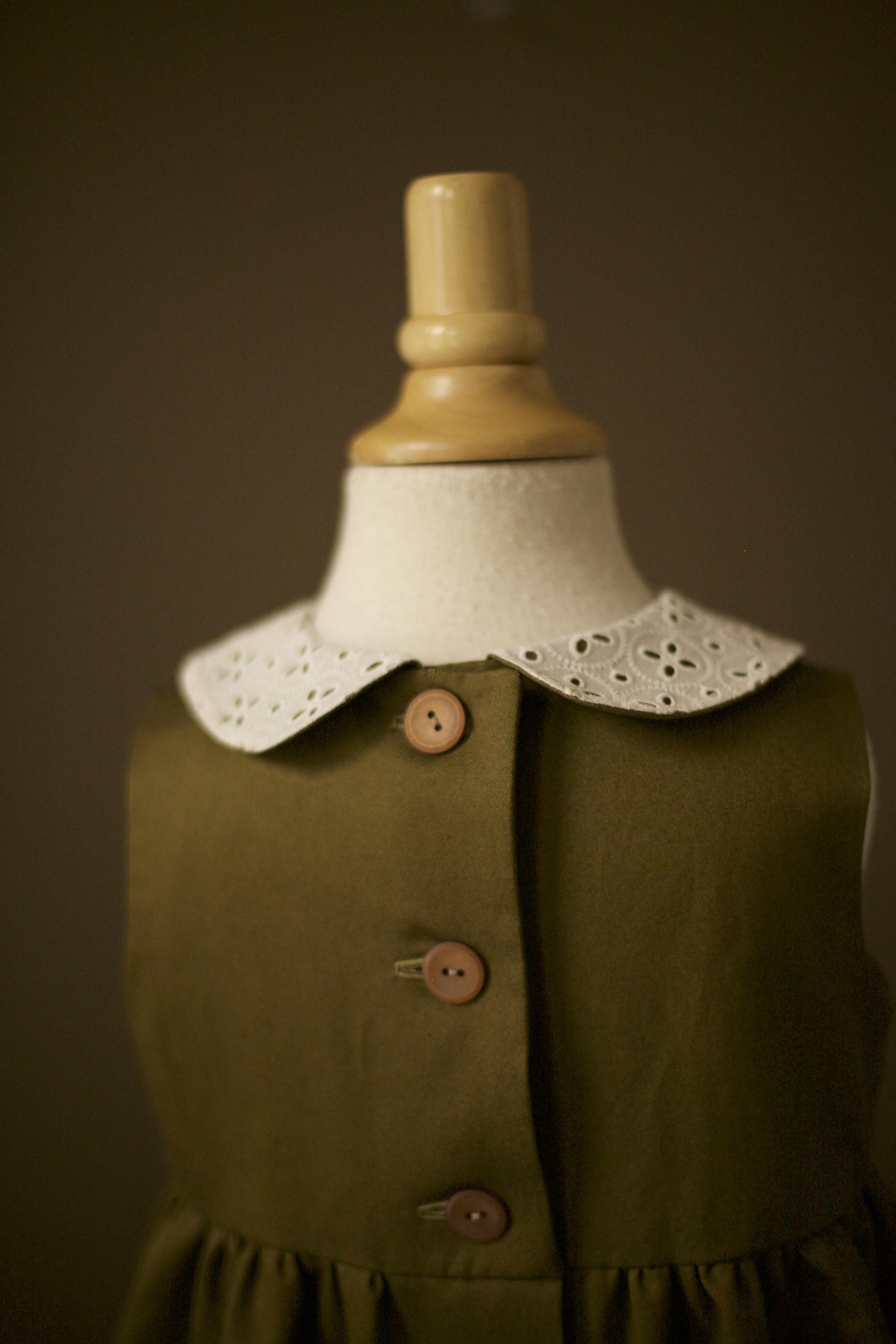 Olive Green Dress for Girls 2T Olive Green Dress for Girls 2T