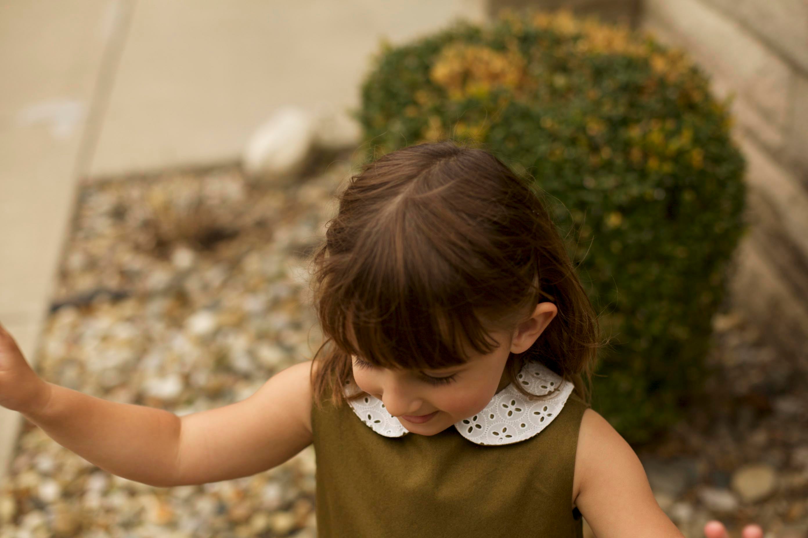 Olive Green Dress for Girls 2T Olive Green Dress for Girls 2T