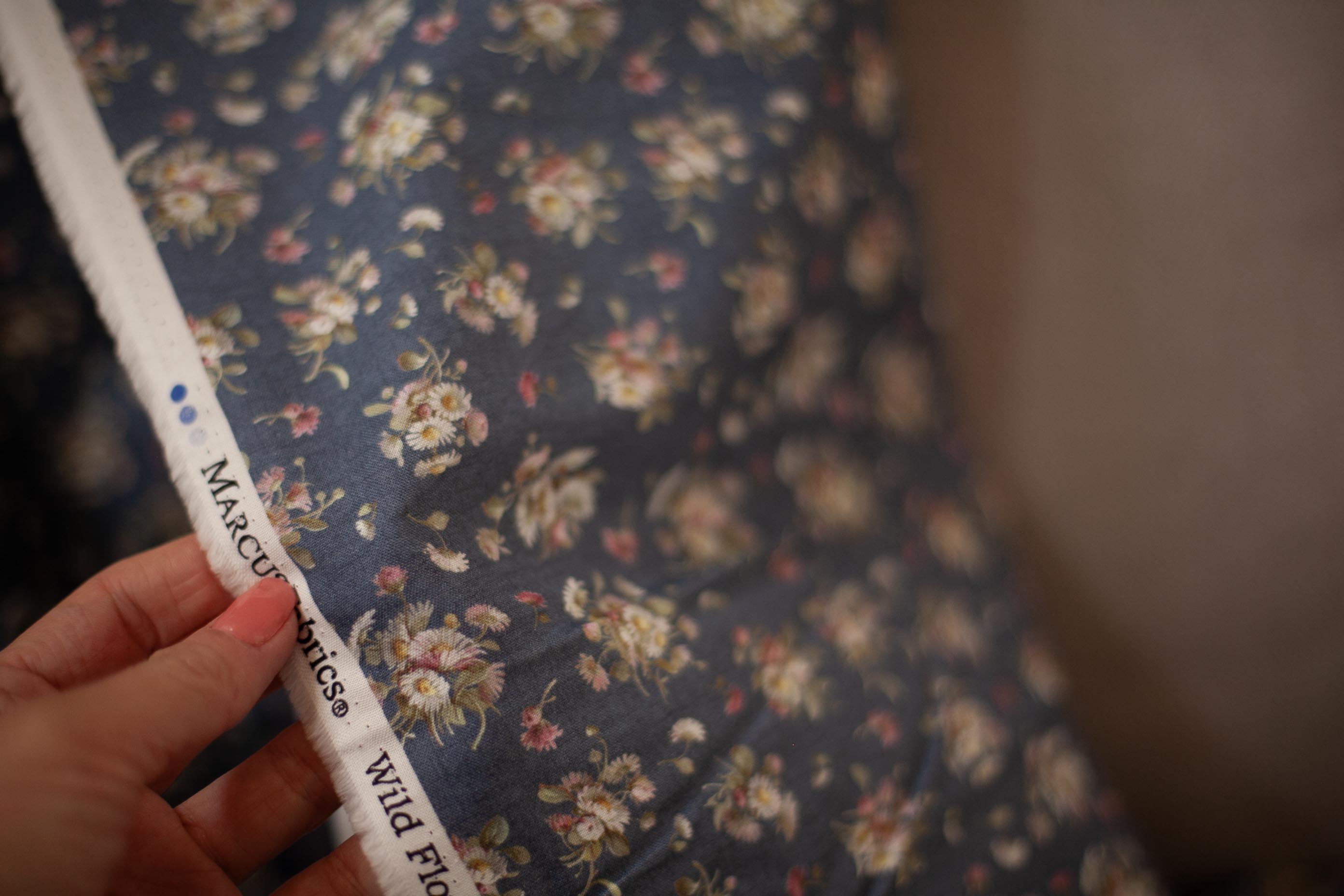 vintage floral fabric