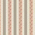 Rose Stripe Fabric