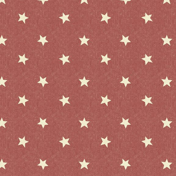 Red Stars Fabric