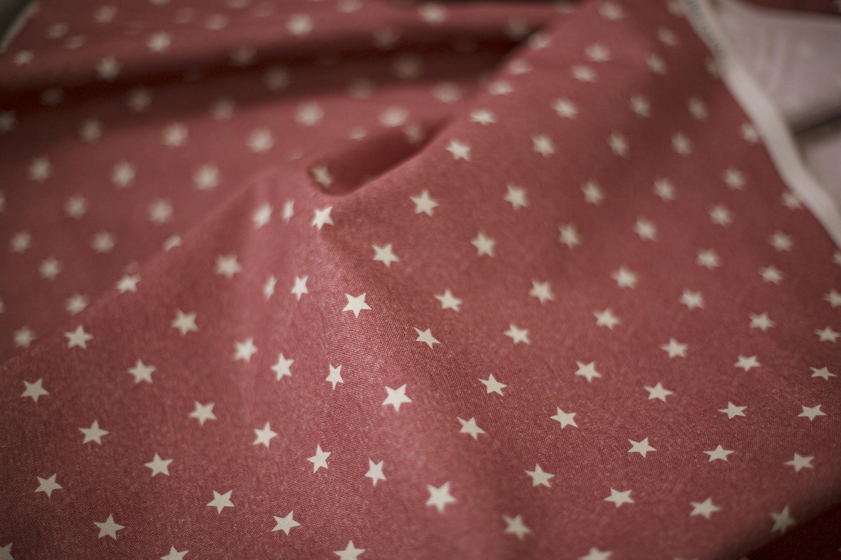 Red Stars Fabric