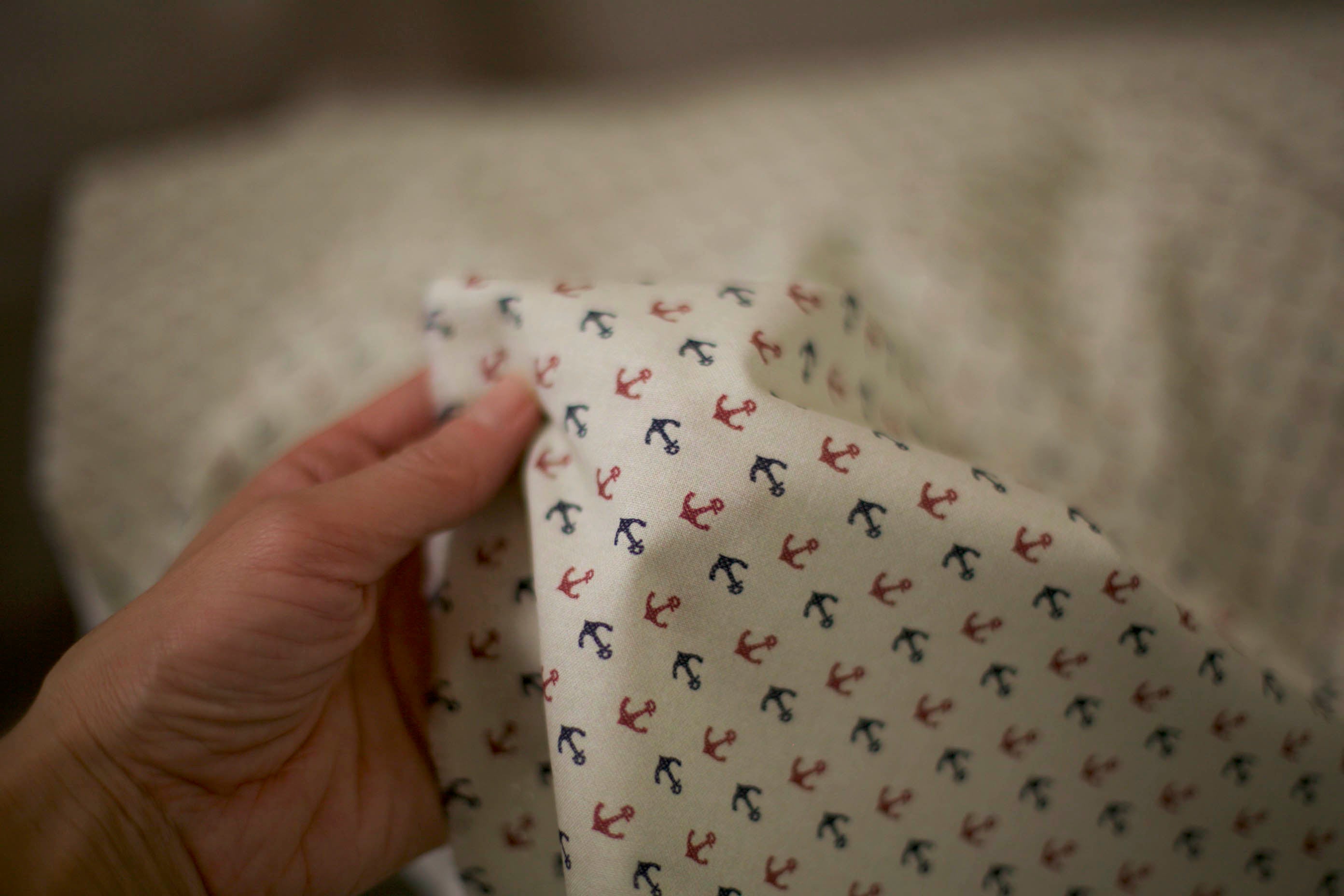 Mini Anchors Fabric