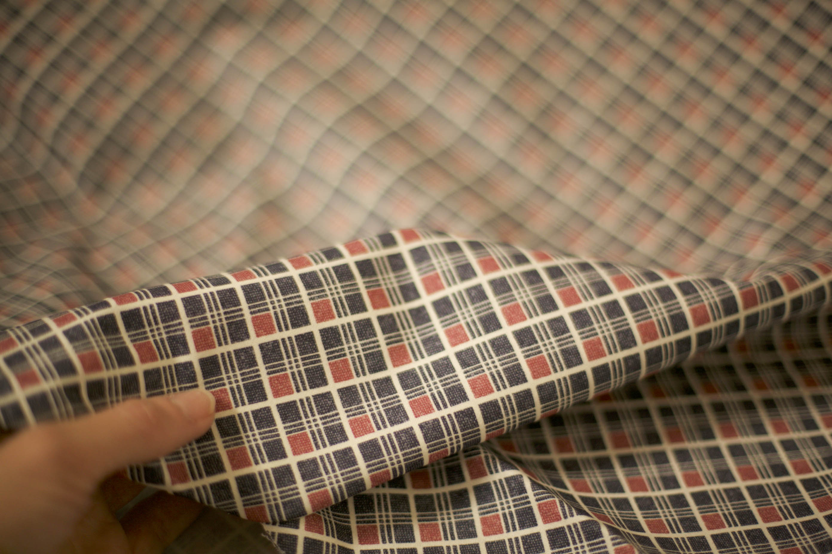 Retro Plaid Fabric