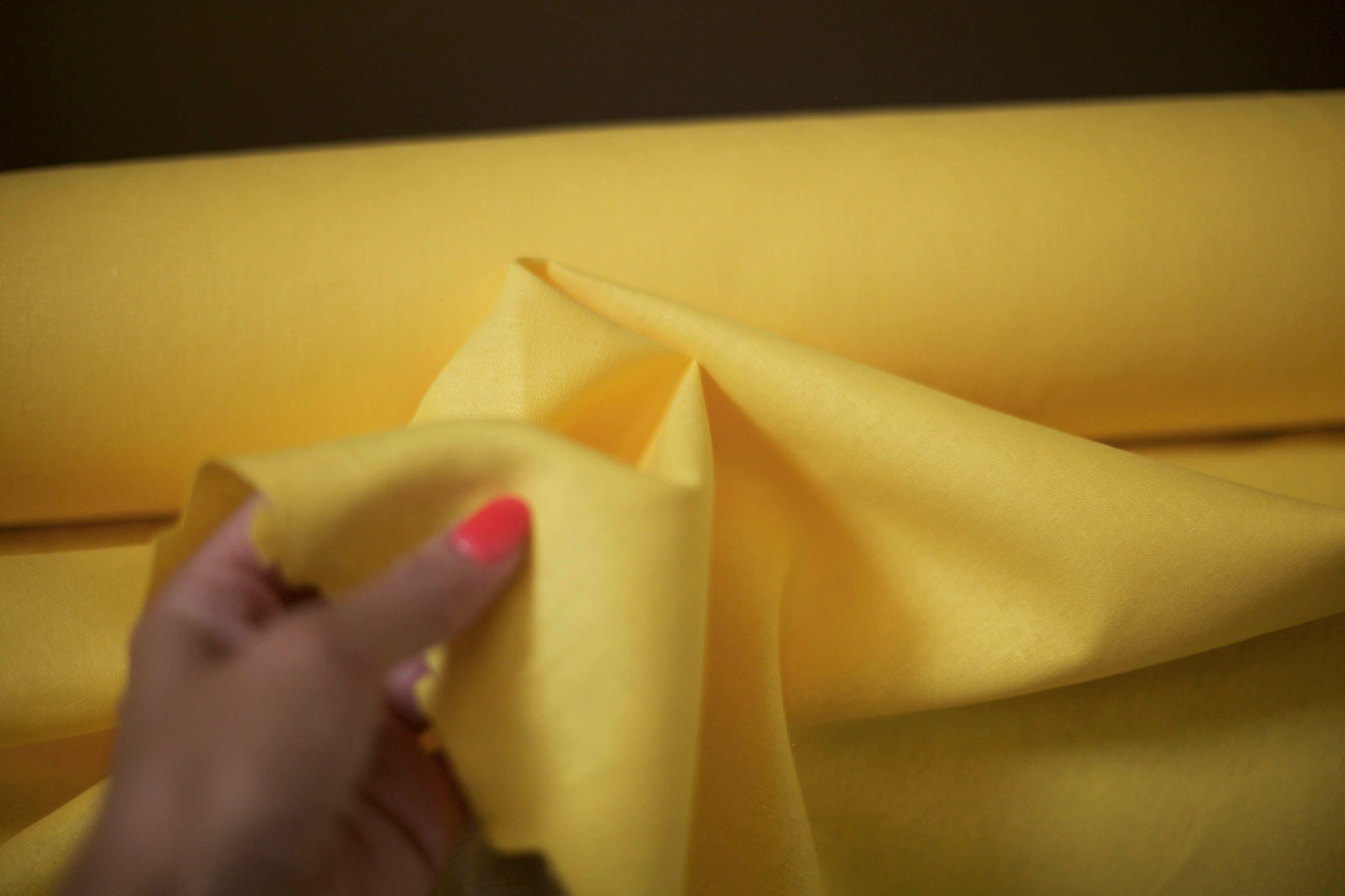 yellow linen