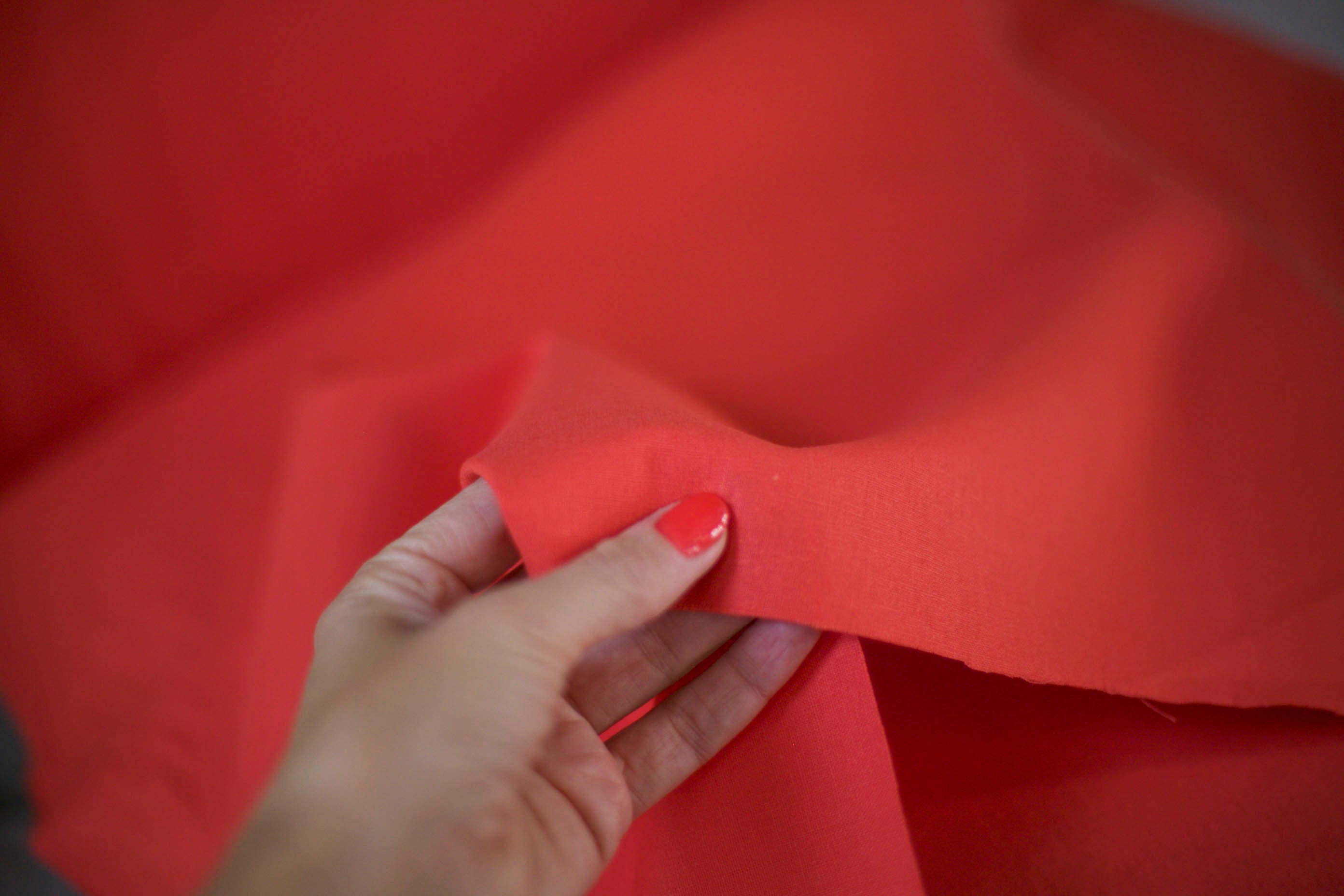 tomato cotton linen