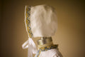 boys embroidered bonnet