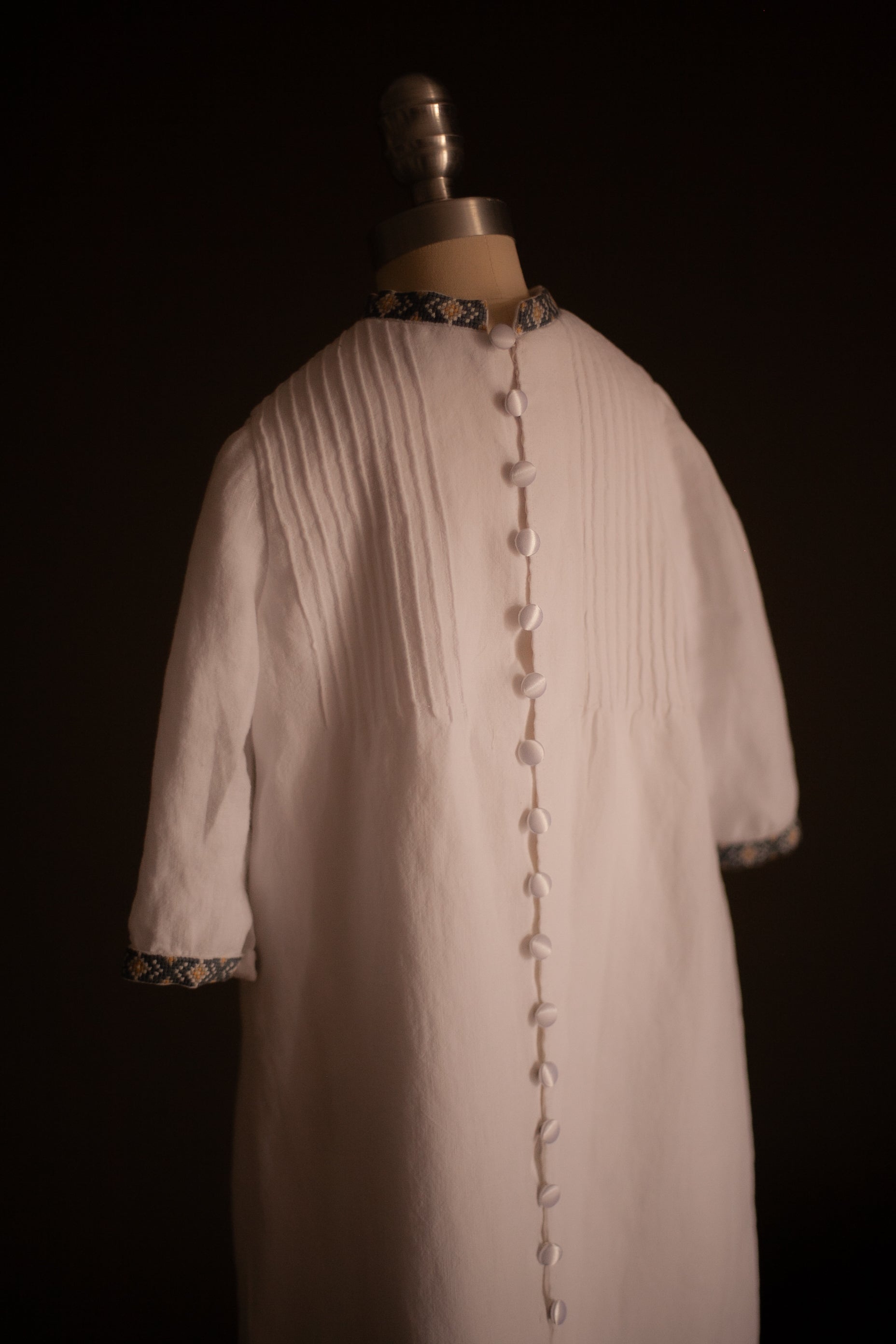 long sleeves christening gown