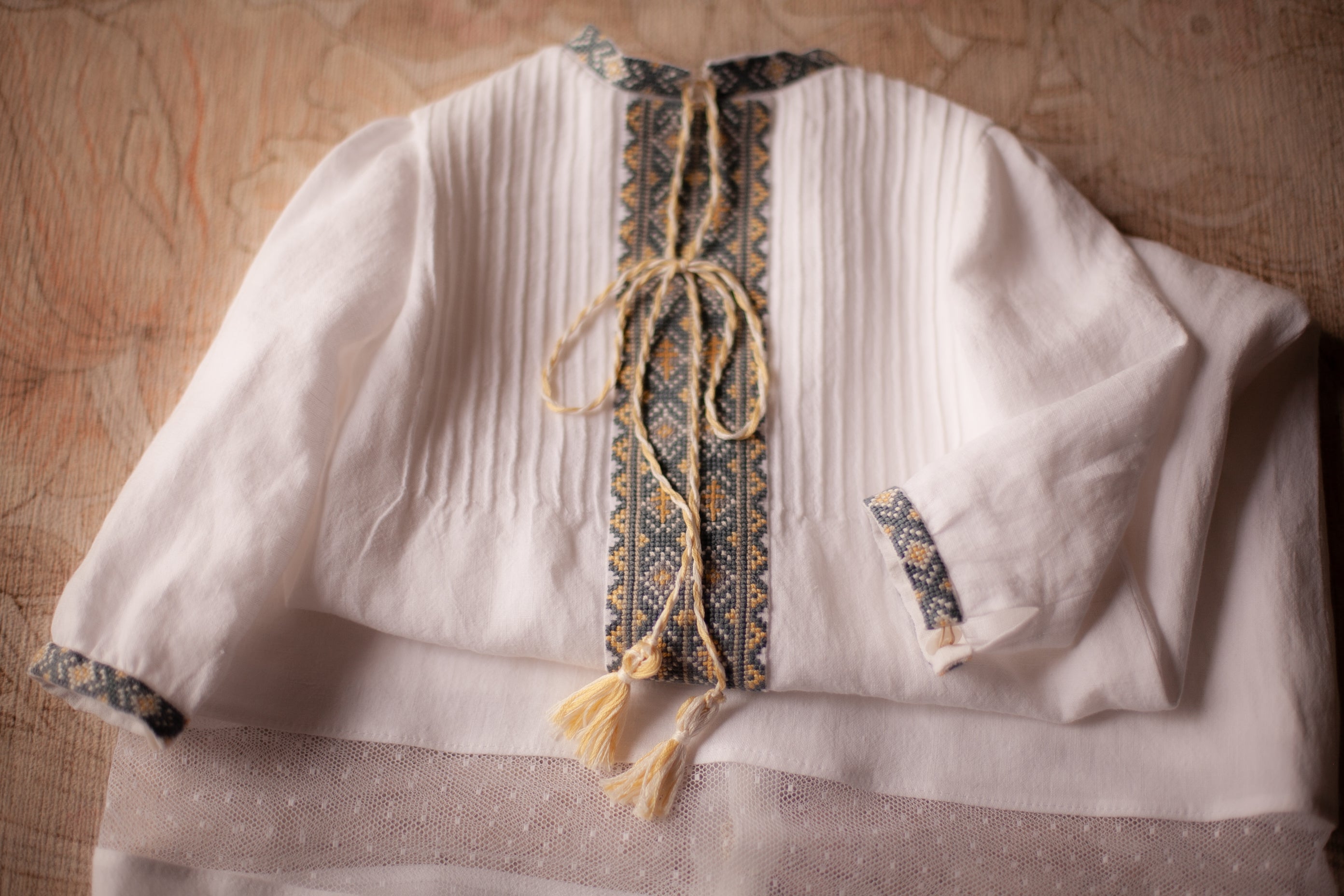 orthodox cross christening gown