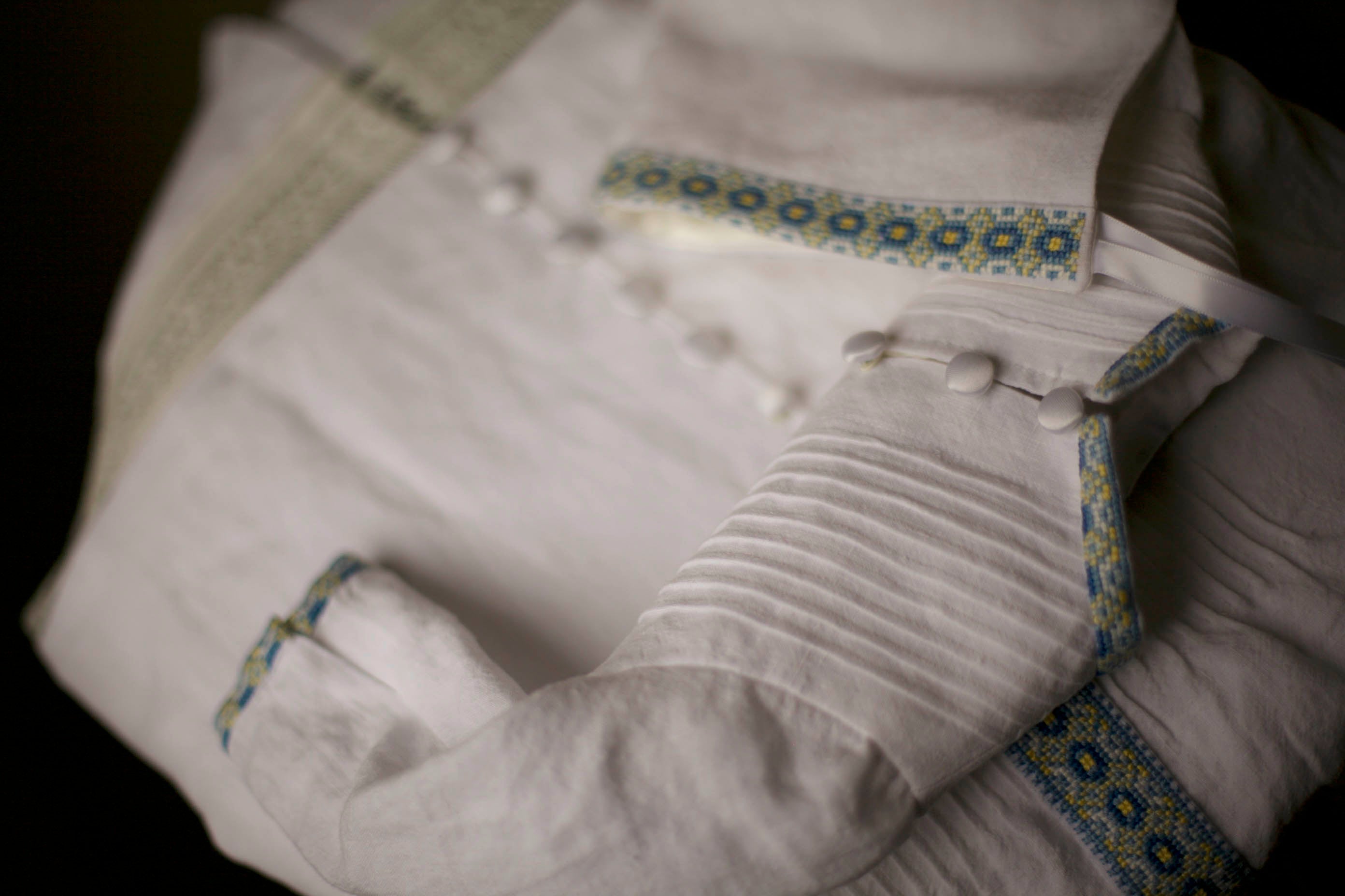 matching baptism bonnet