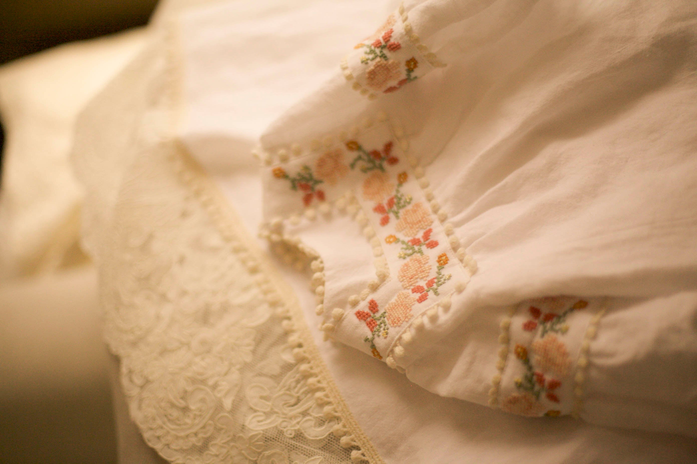 Embroidered Baptismal Gown