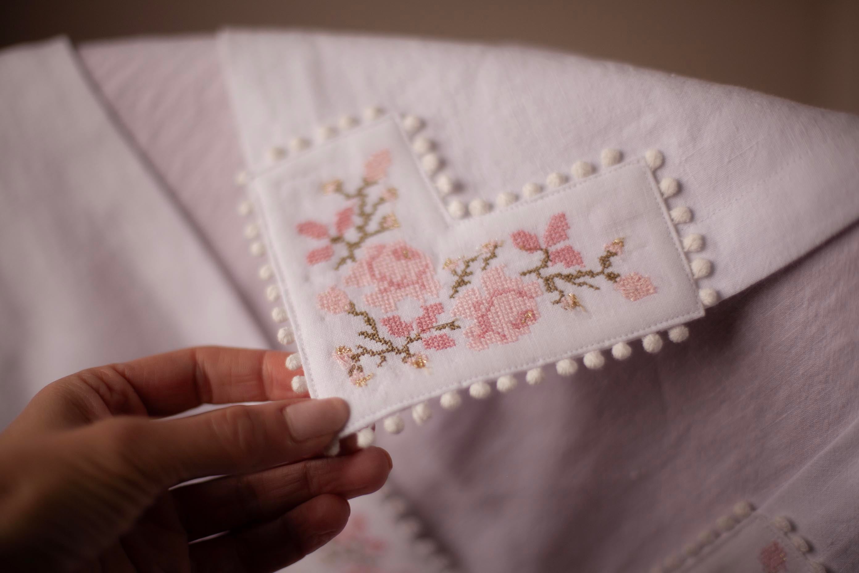 Embroidered Baptismal cloth