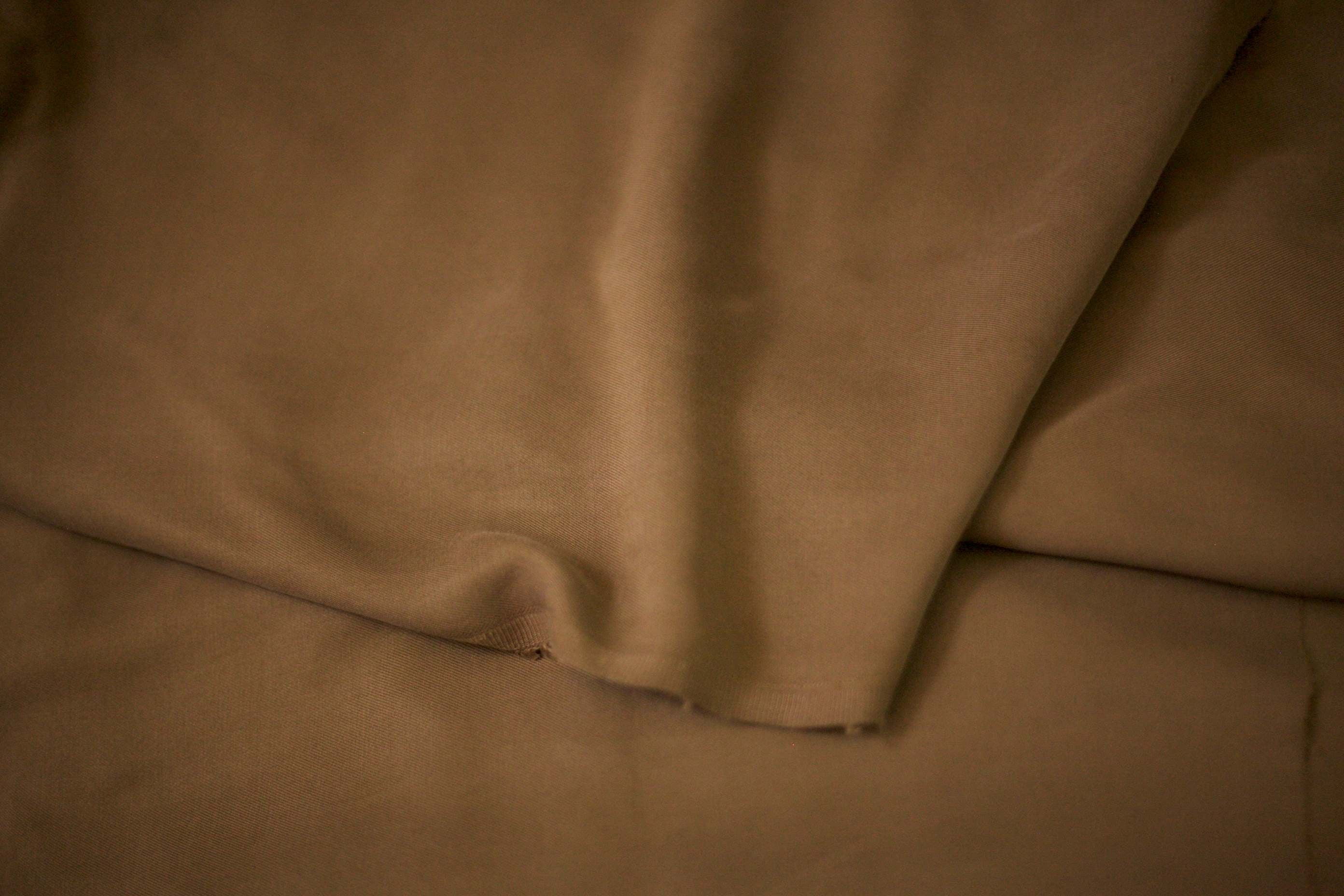 antique brown lyocell fabric
