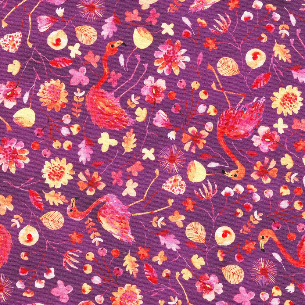 flamingo fabric