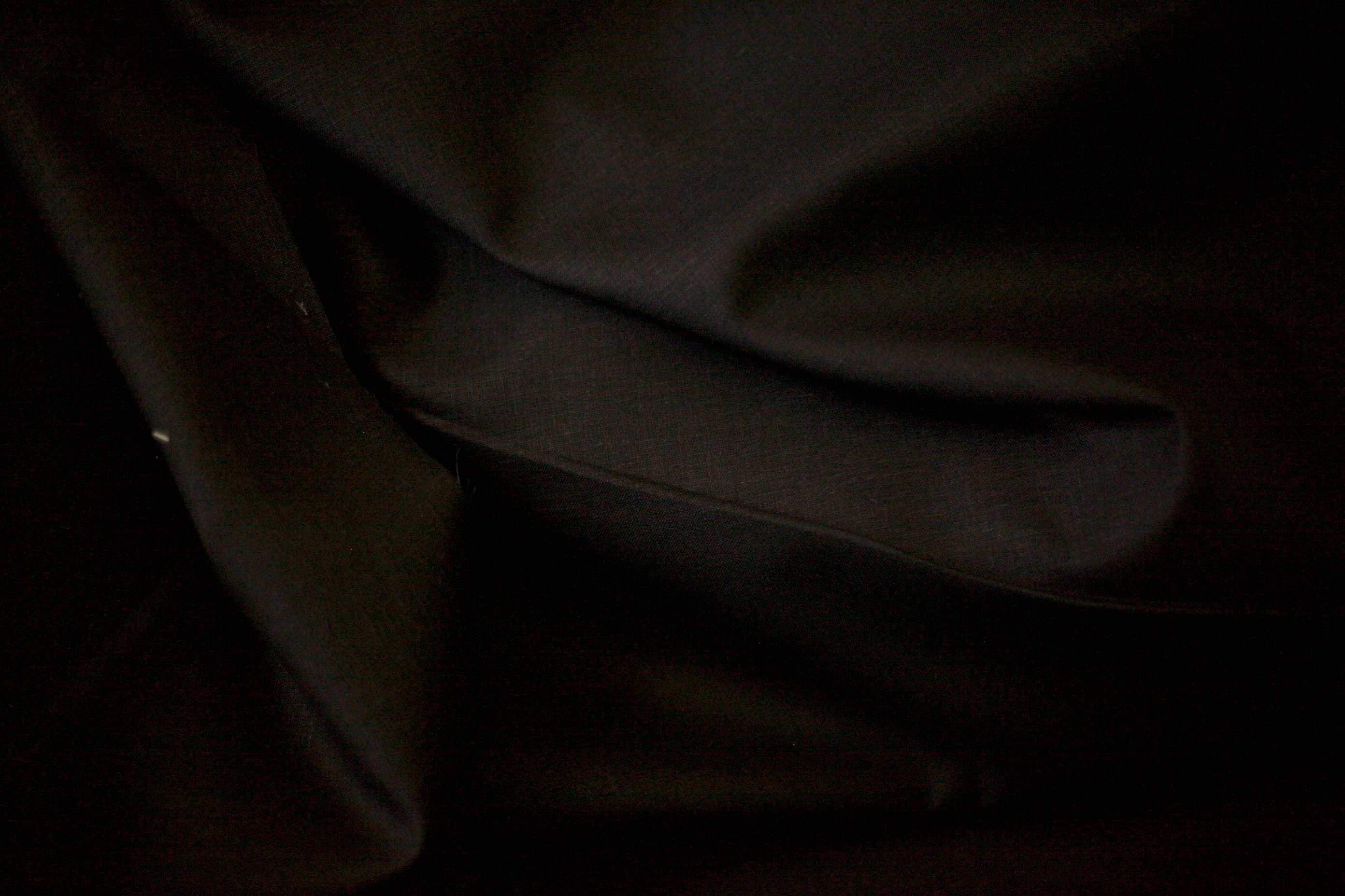 extra wide black linen