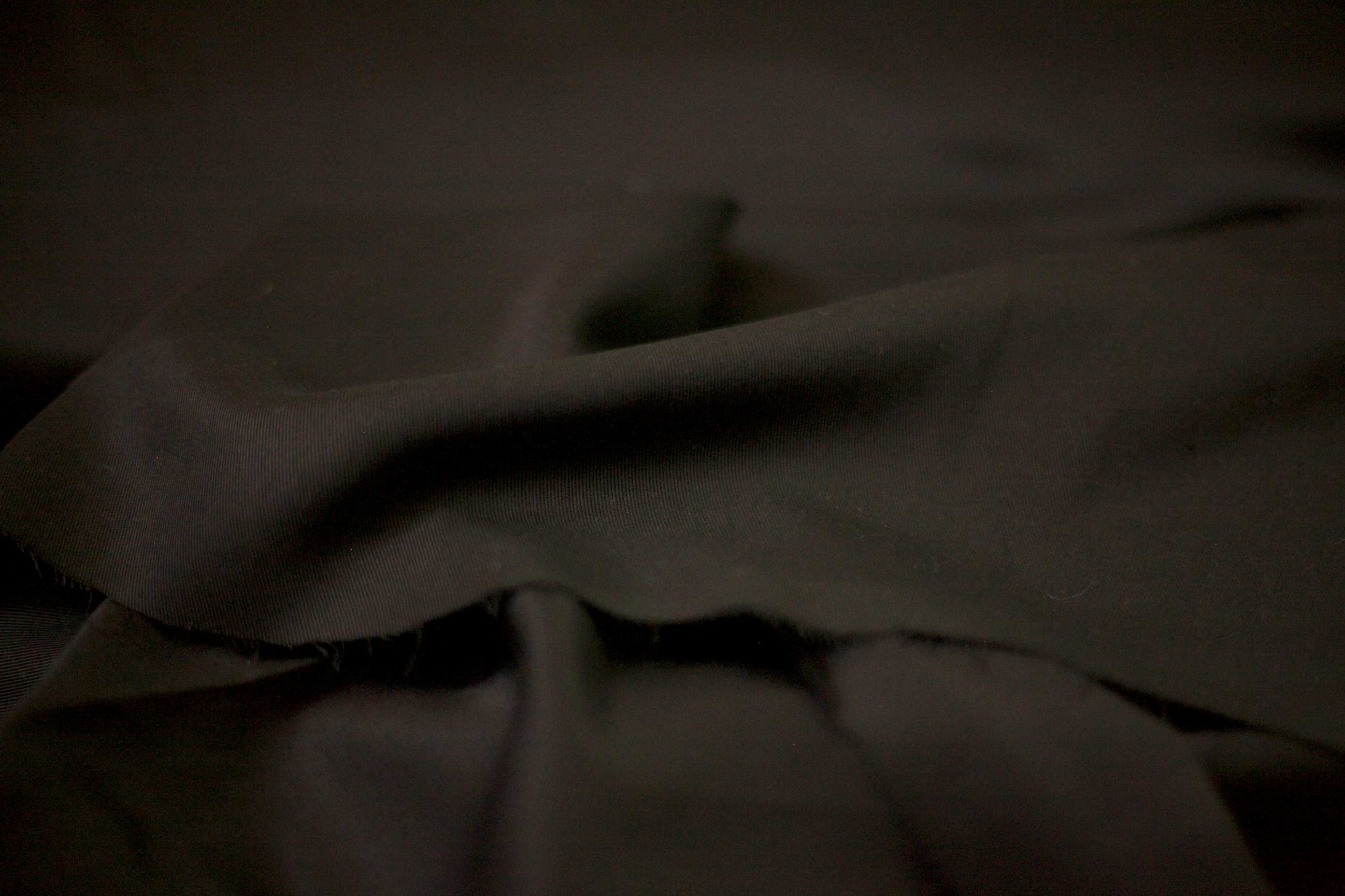 black lyocell fabric