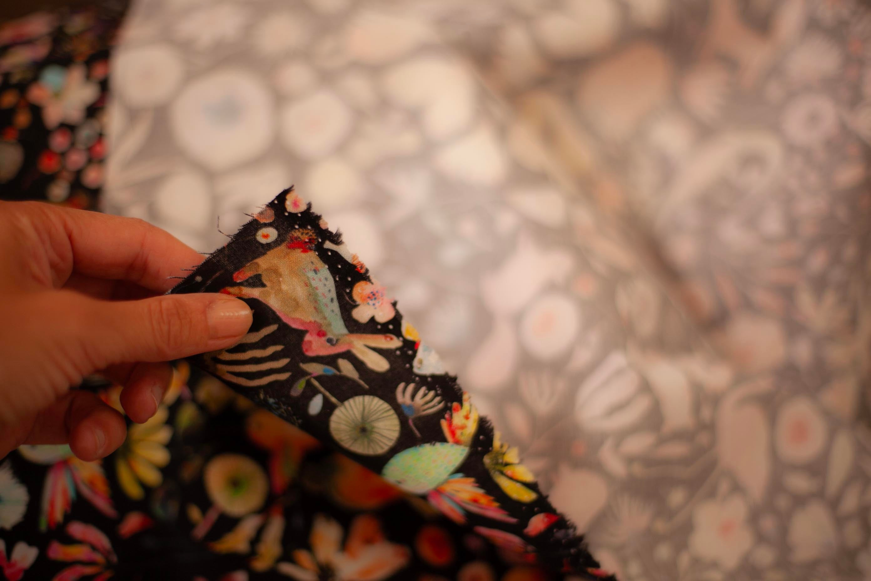 black Subhashini Narayanan Fabric
