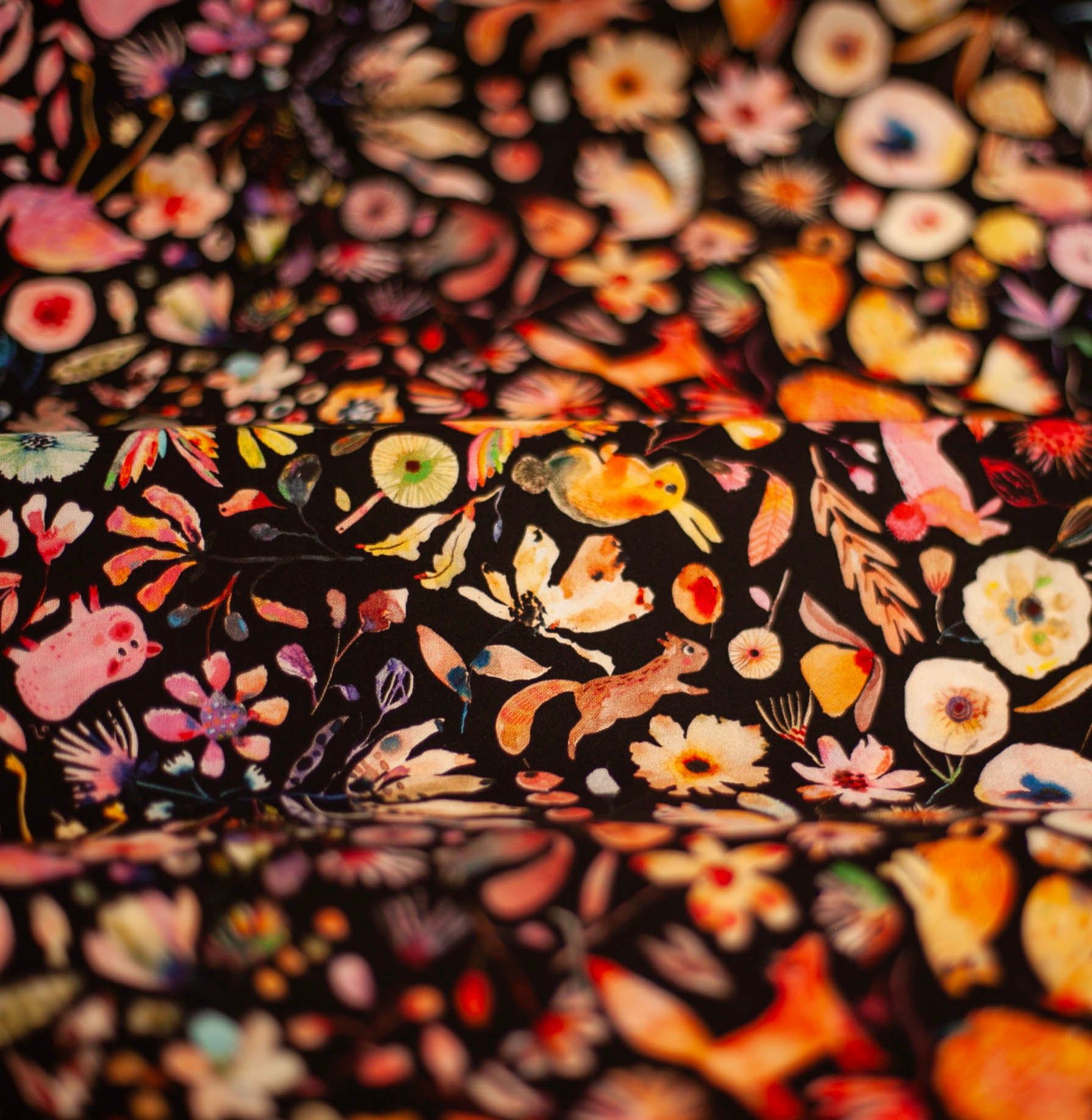 floral and fun fabric collection