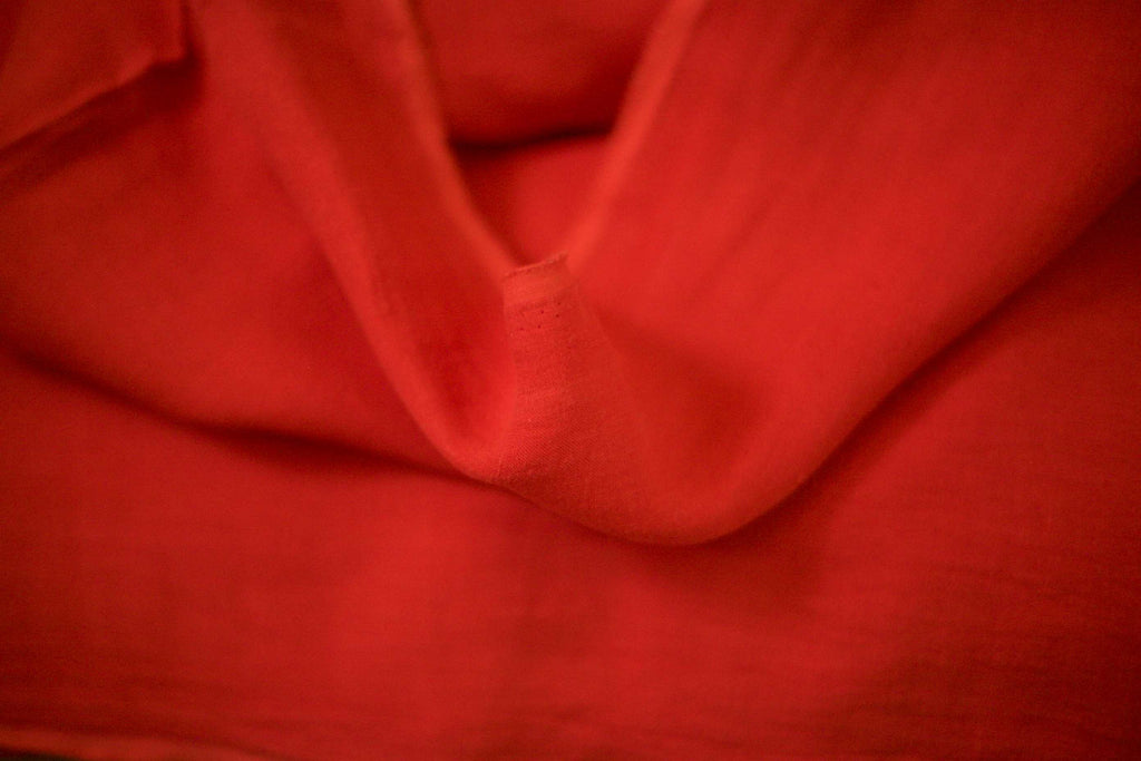 bright red linen
