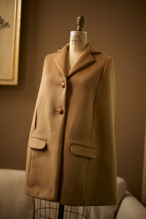 womens camel wool cashmere cape