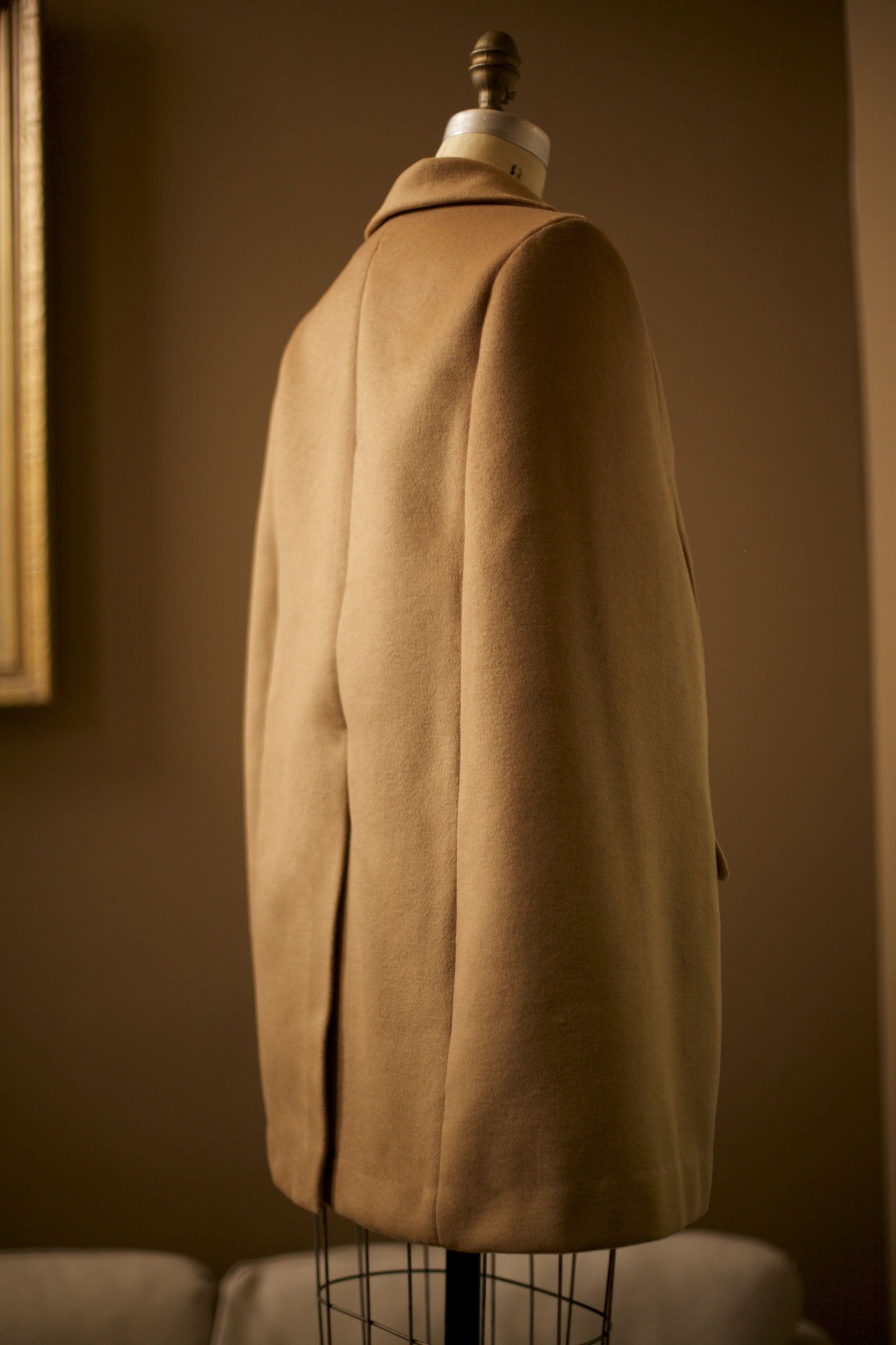 womens camel wool cape