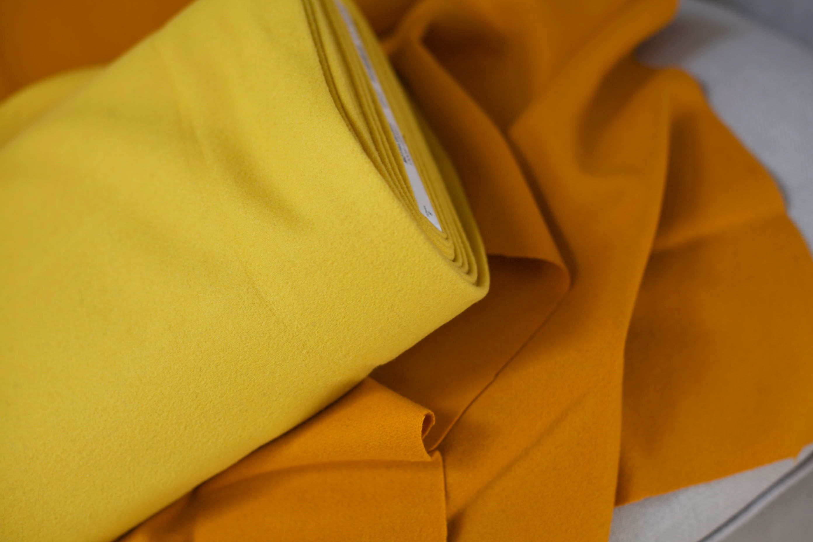 gold wool fabrics
