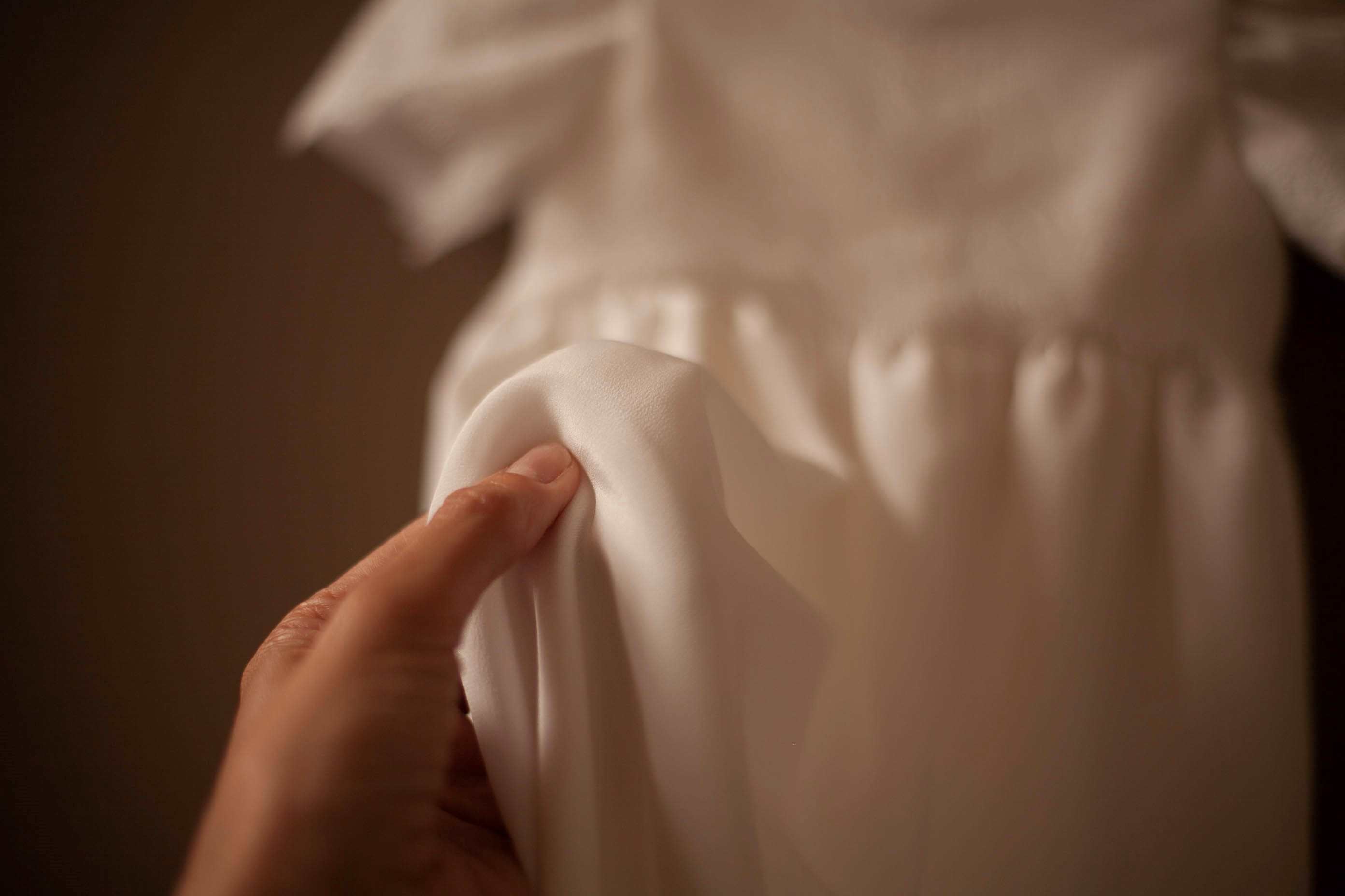 crepe silk gown