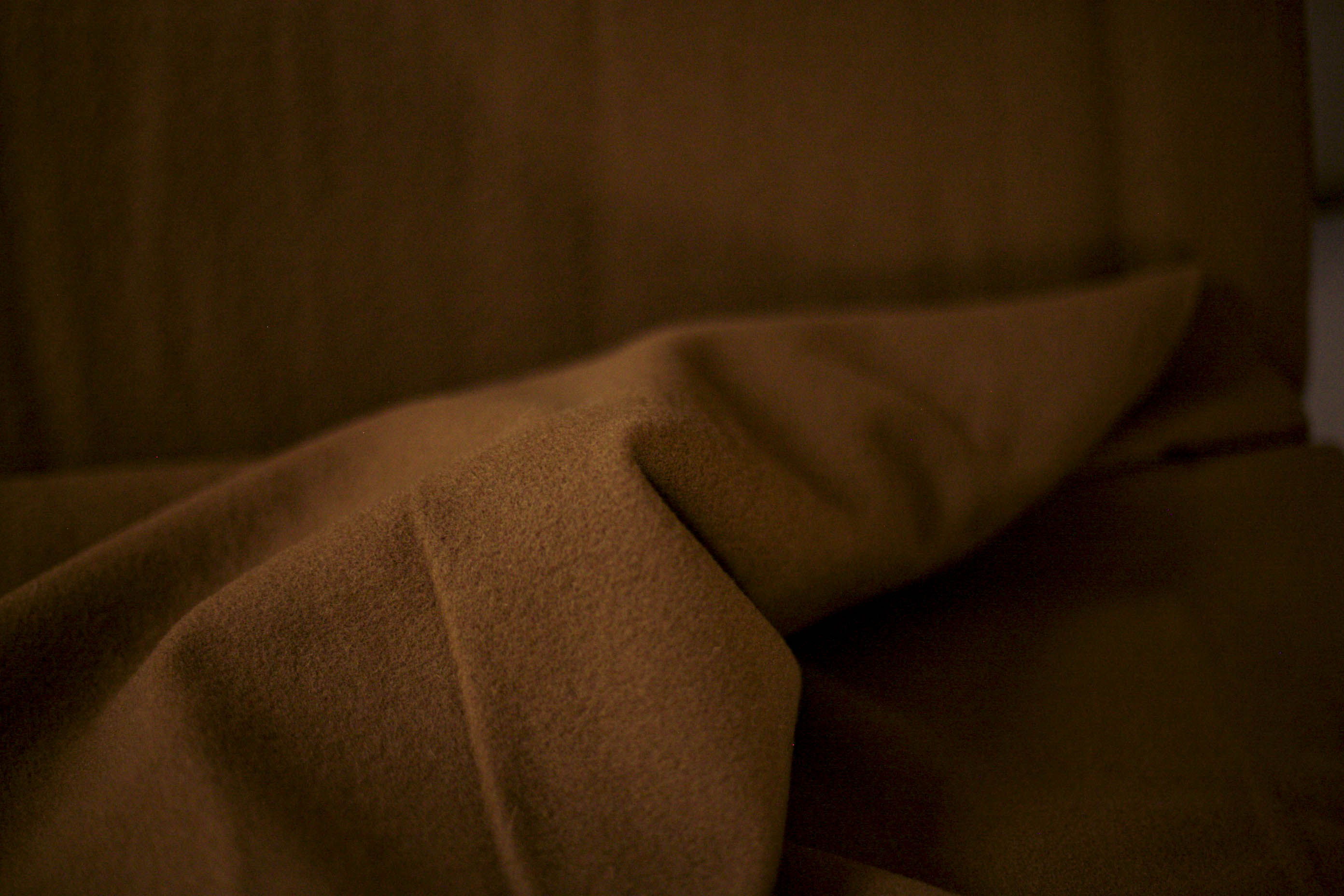 cognac brown wool