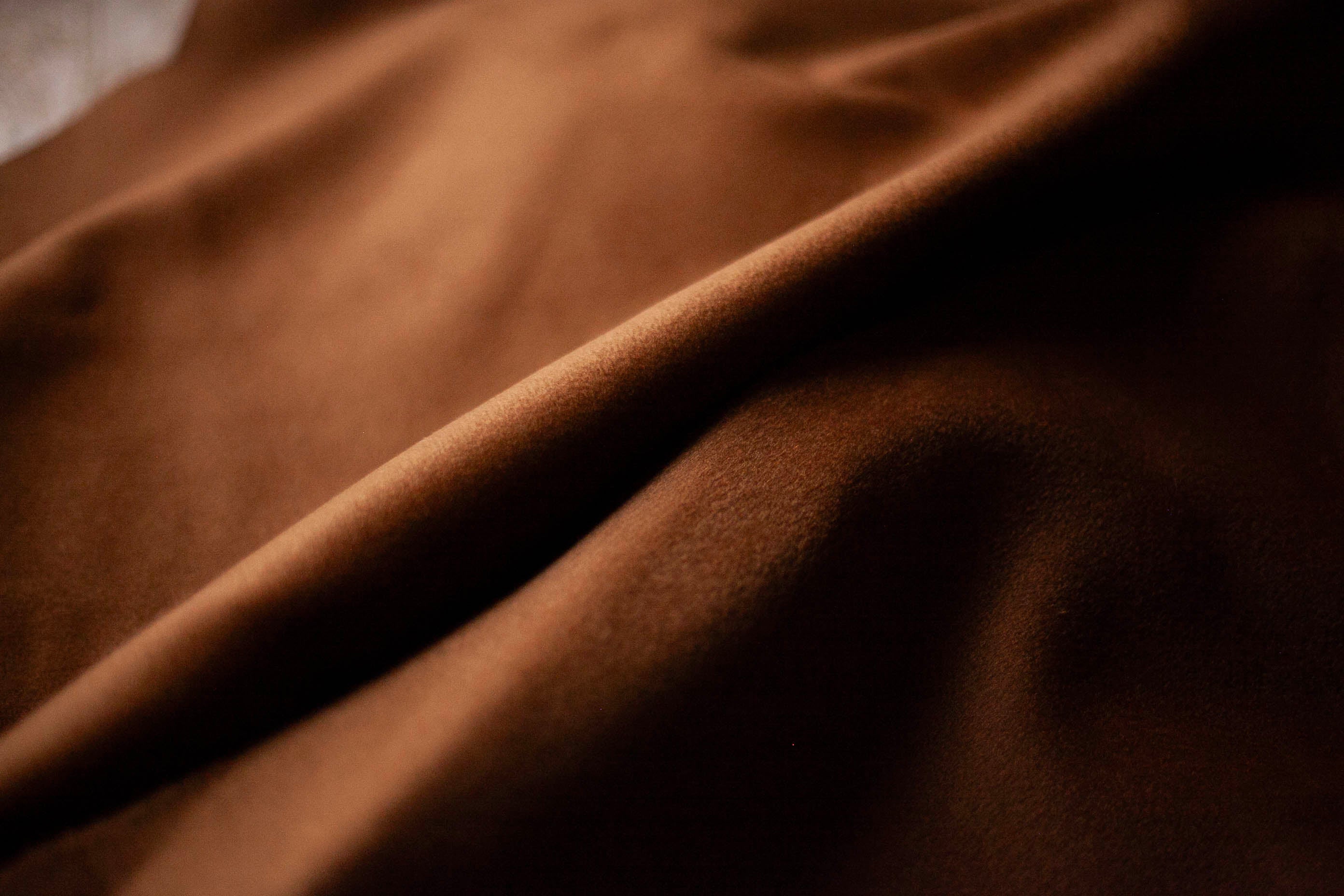 cognac wool cashmere fabric