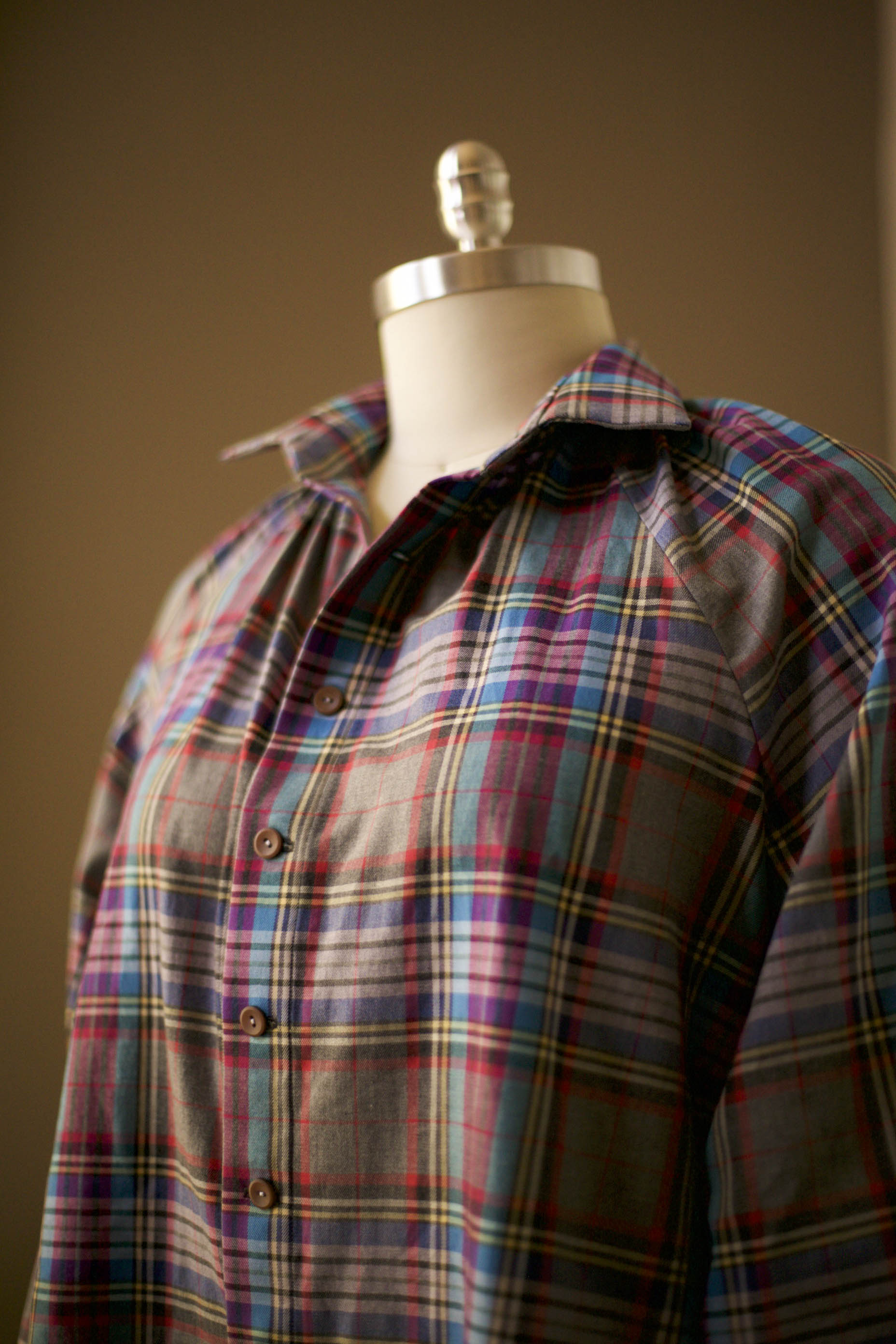 plaid tunic womens