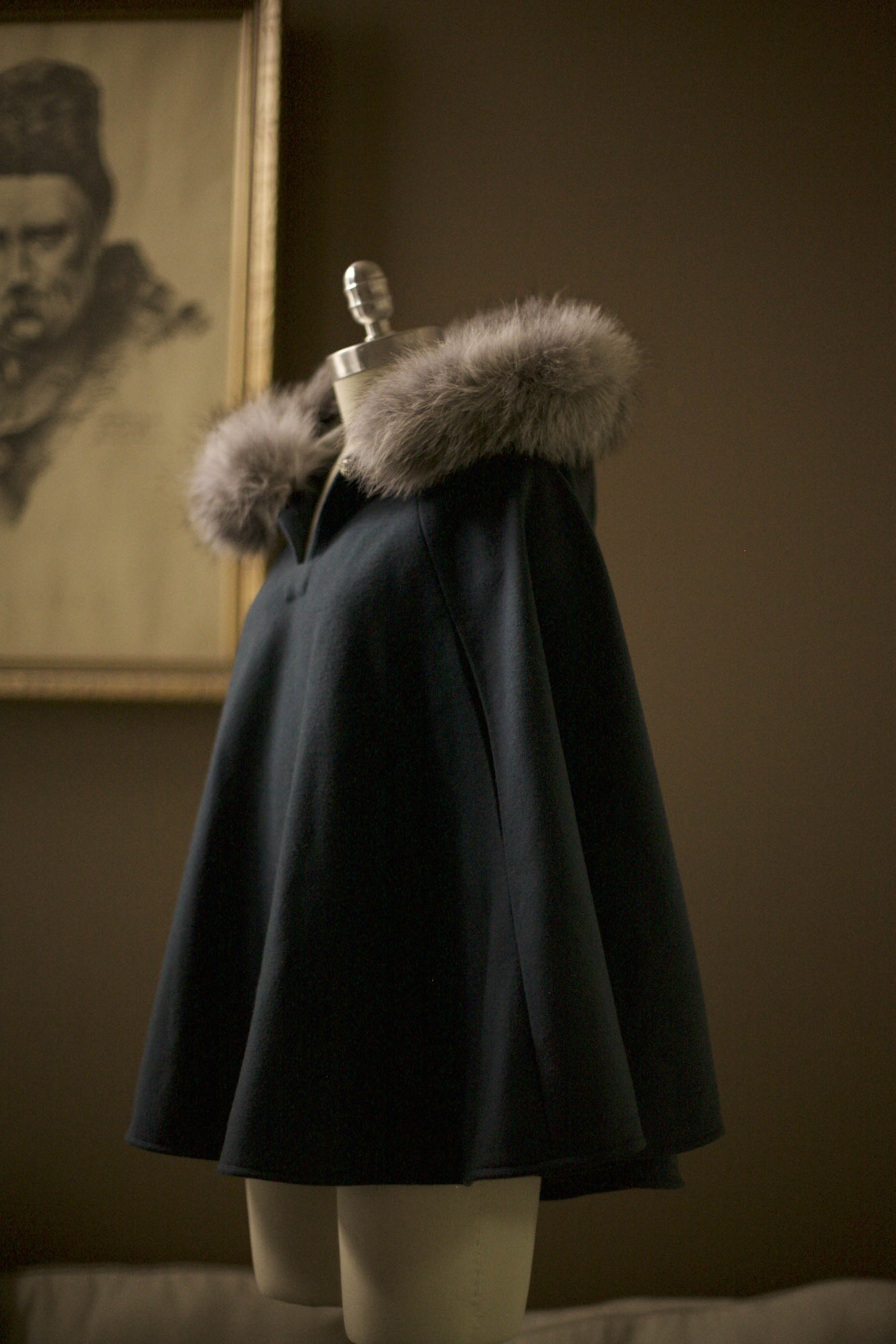 handmade wool cape girls
