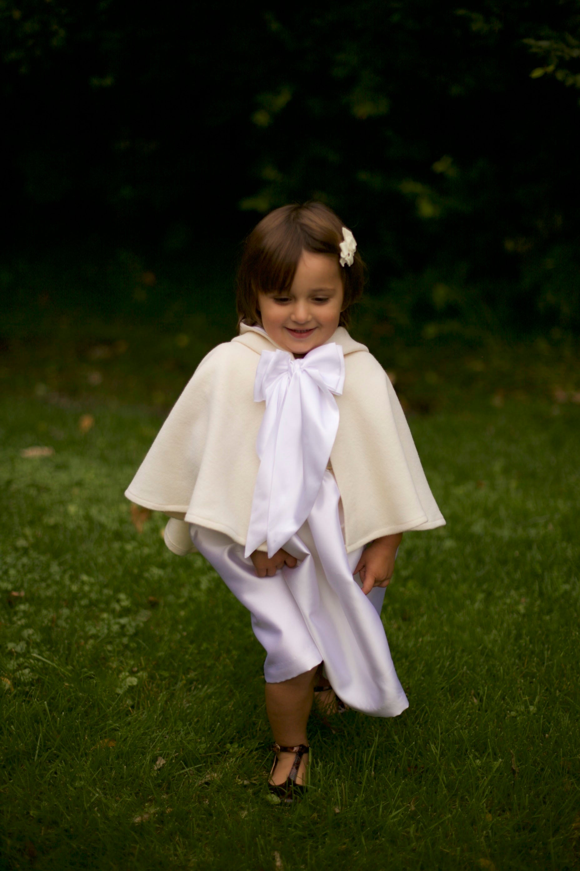 cape for flower girls