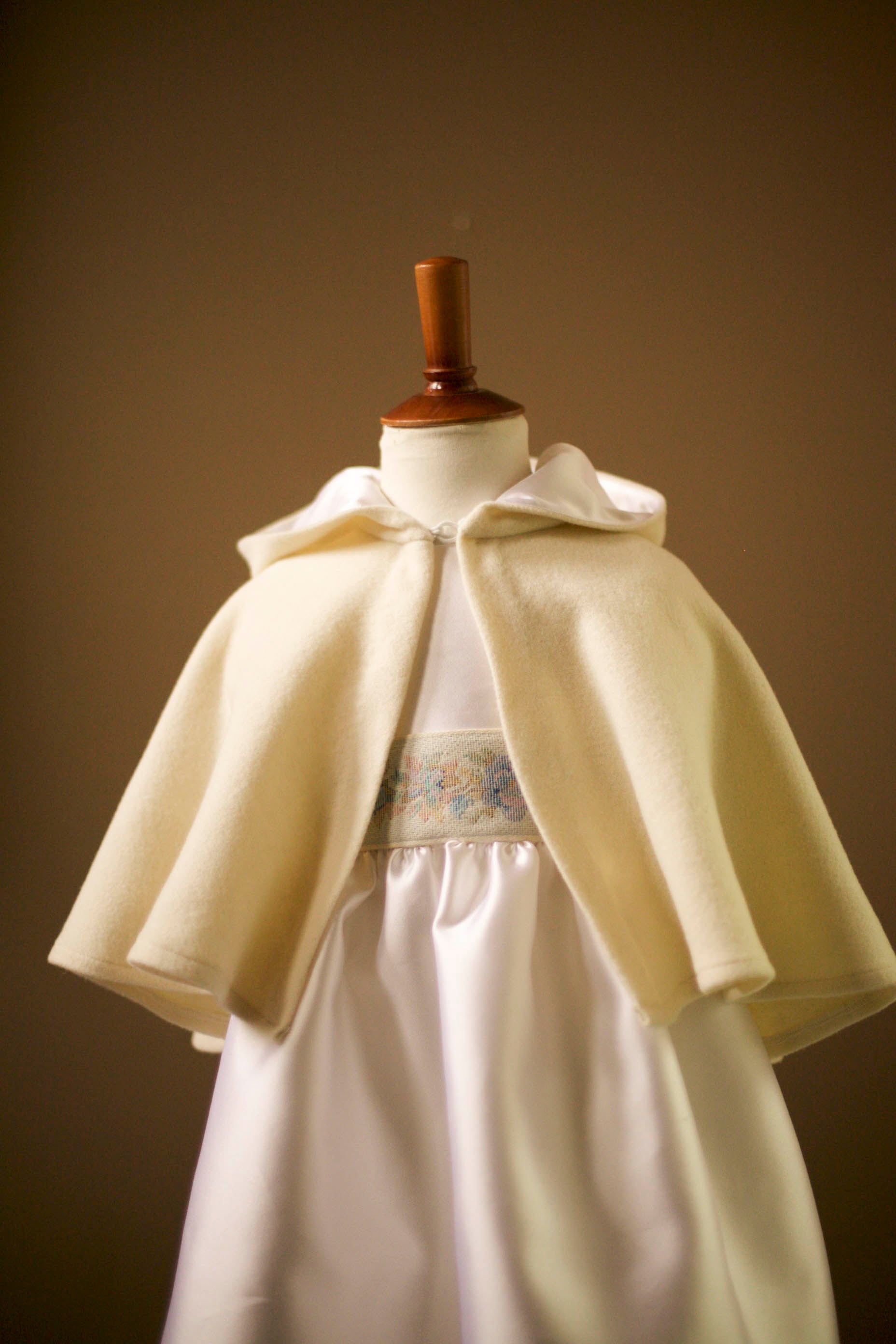 warm wool cape girls