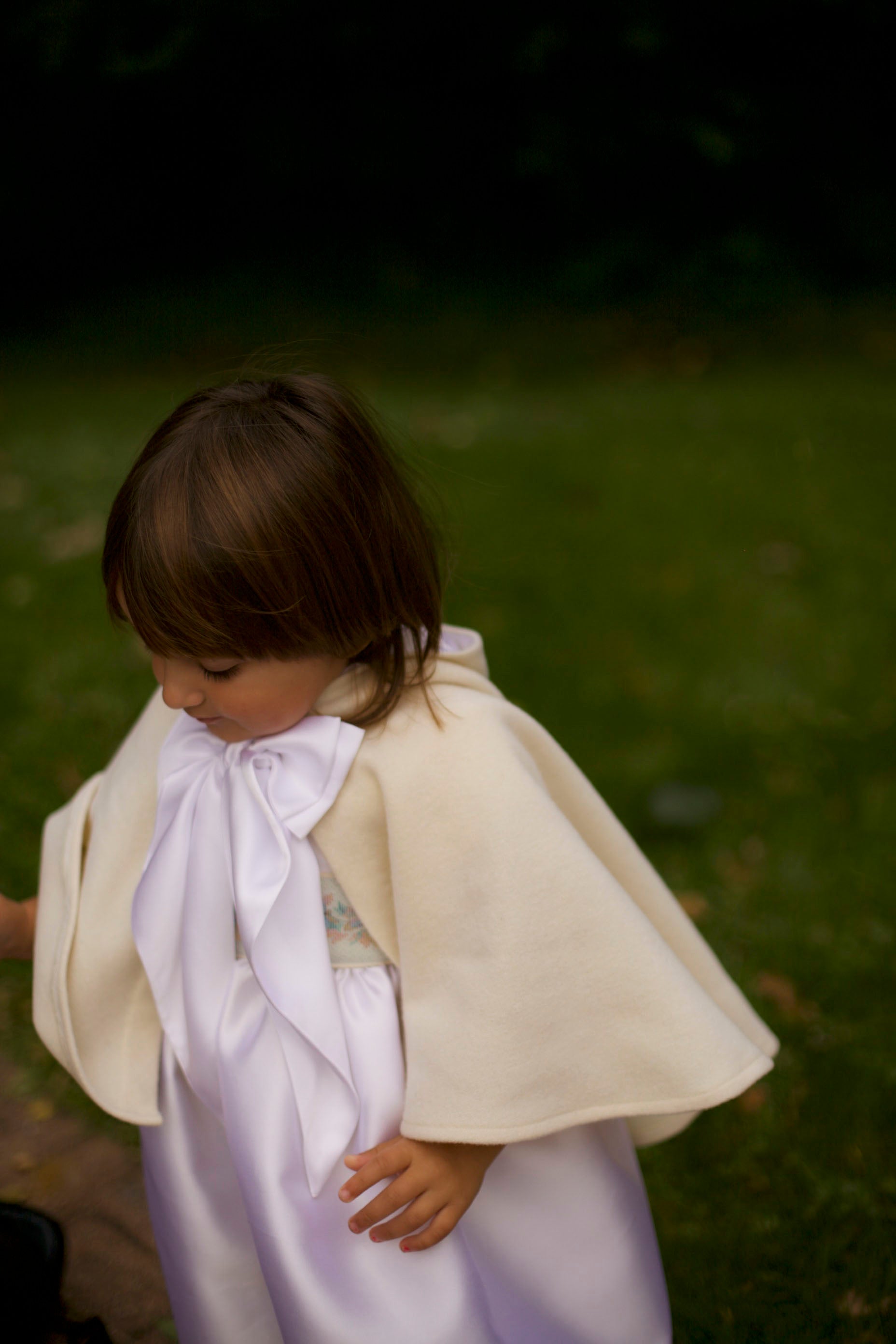 flower girl cape